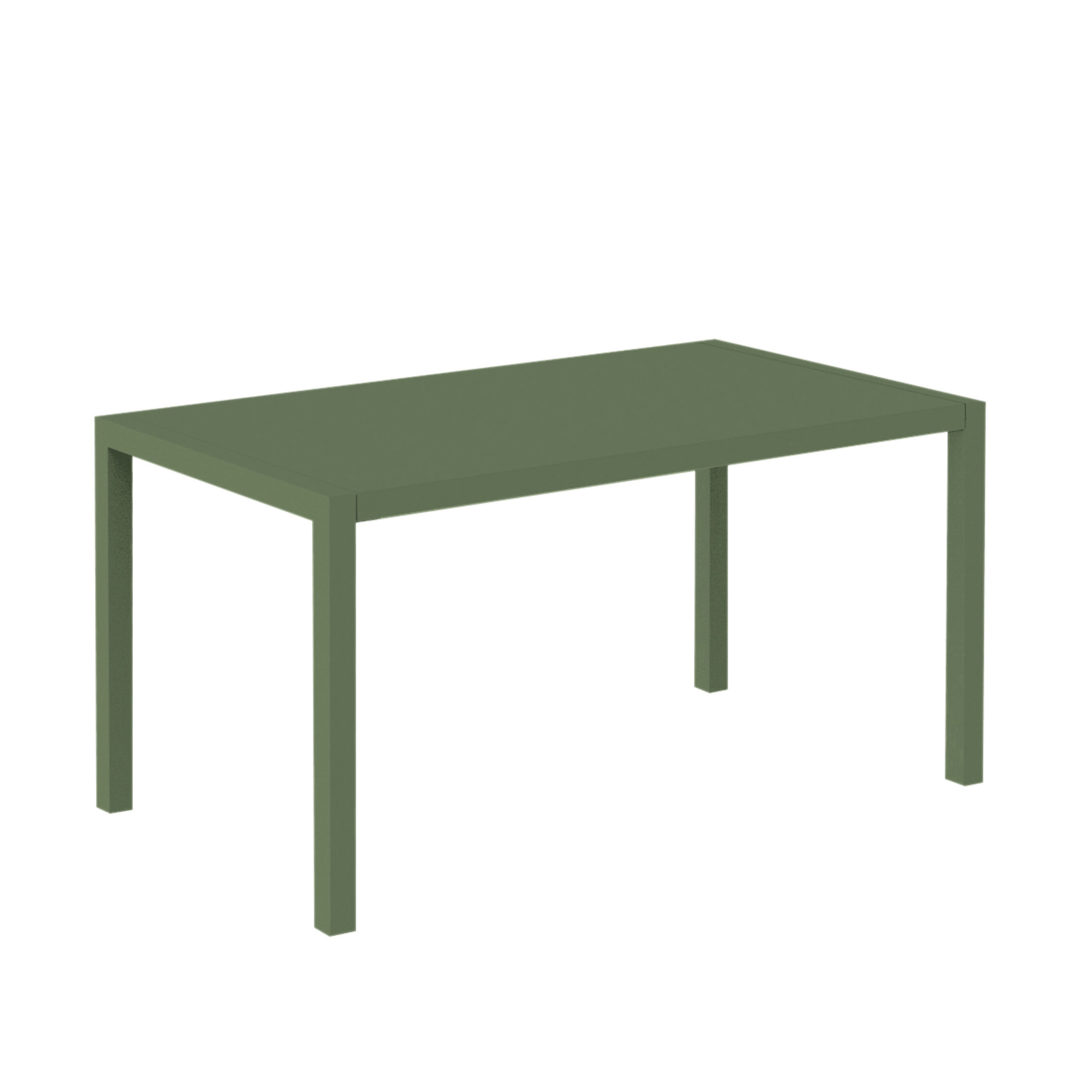 Table carrée fixe en métal "Quatris" pour bars et jardins, empilable h 75 cm