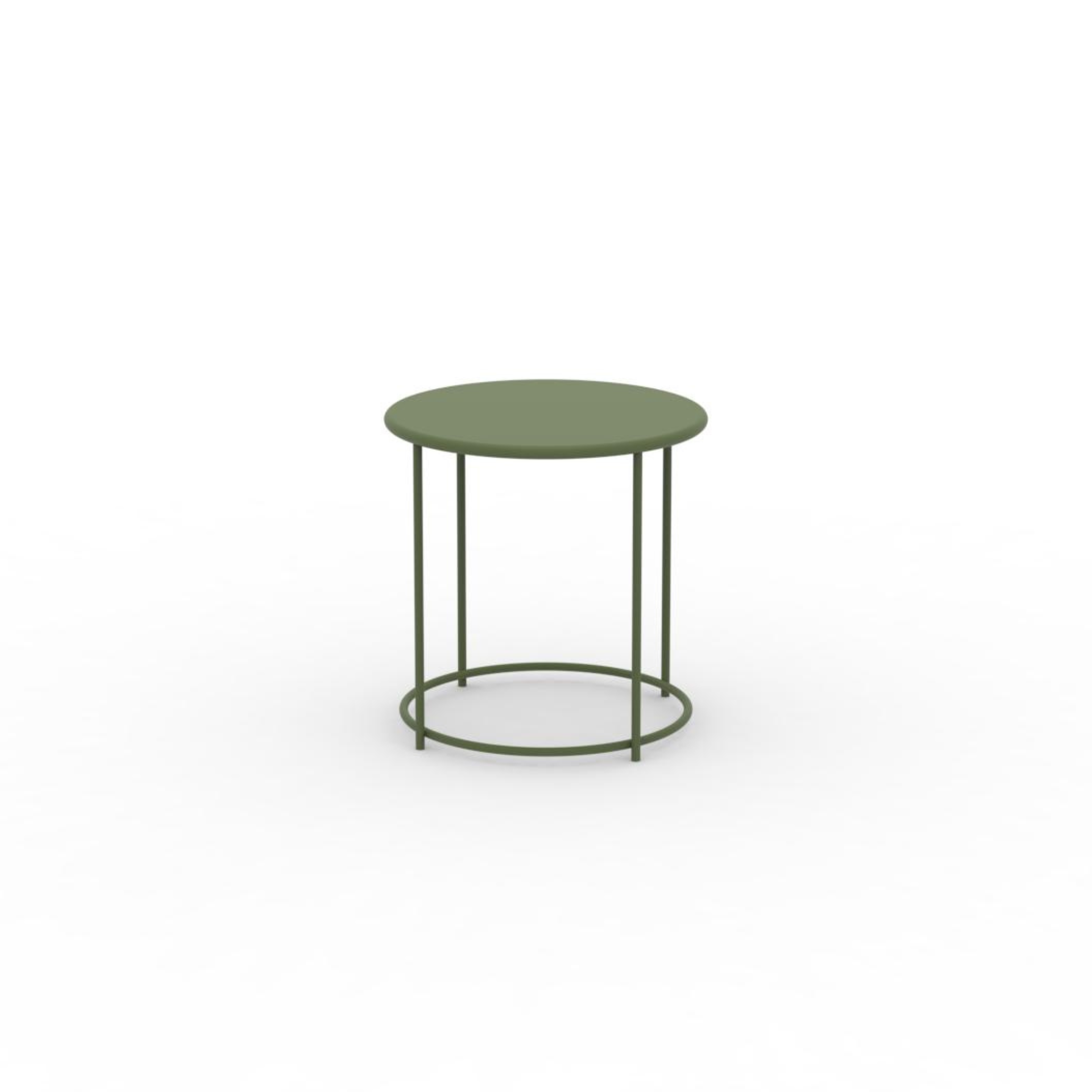 Table ronde en métal "Daisy" table basse pour jardin h 45 cm