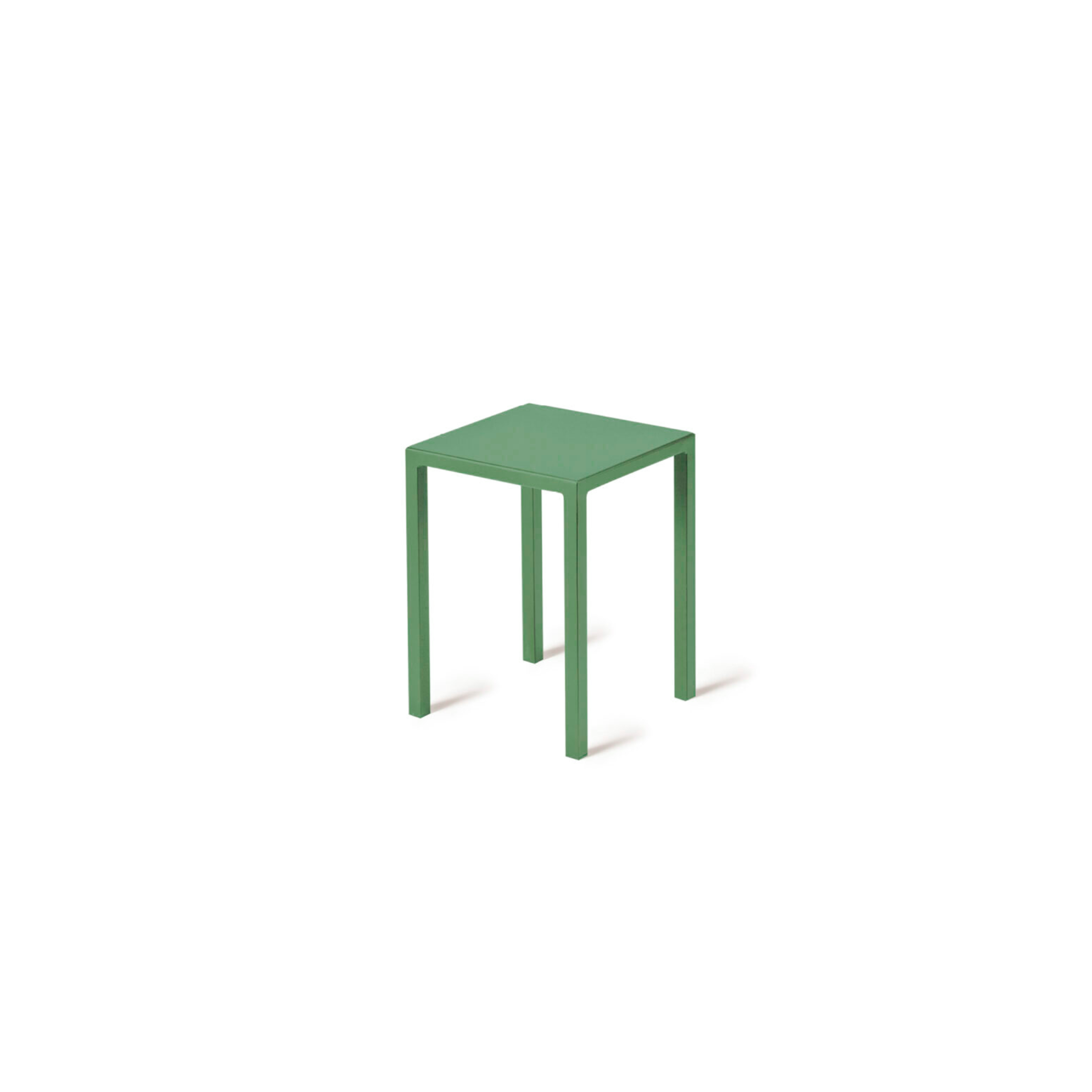 Tabouret bas en métal "Quatris", table basse de jardin