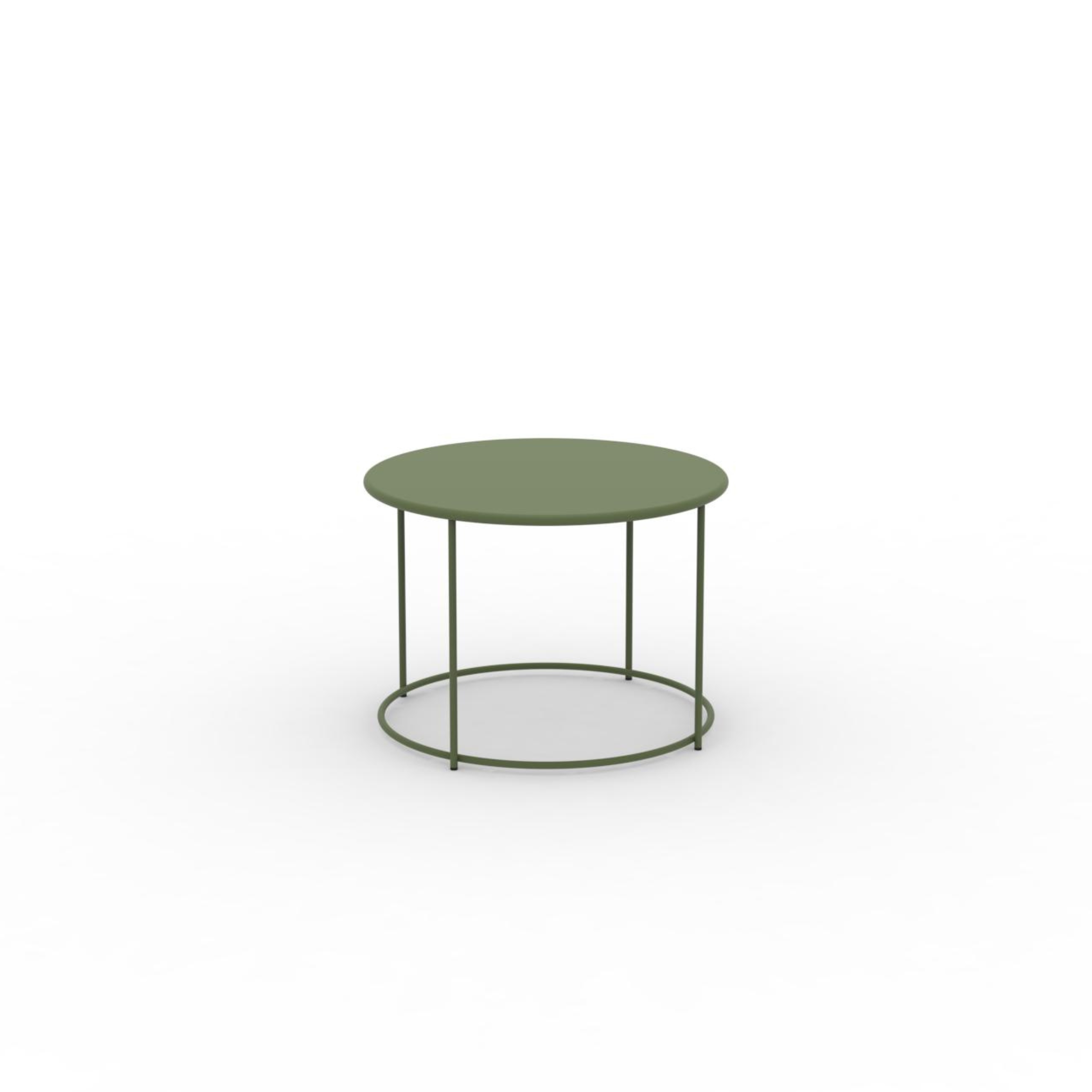 Table ronde en métal "Daisy" table basse pour jardin h 45 cm