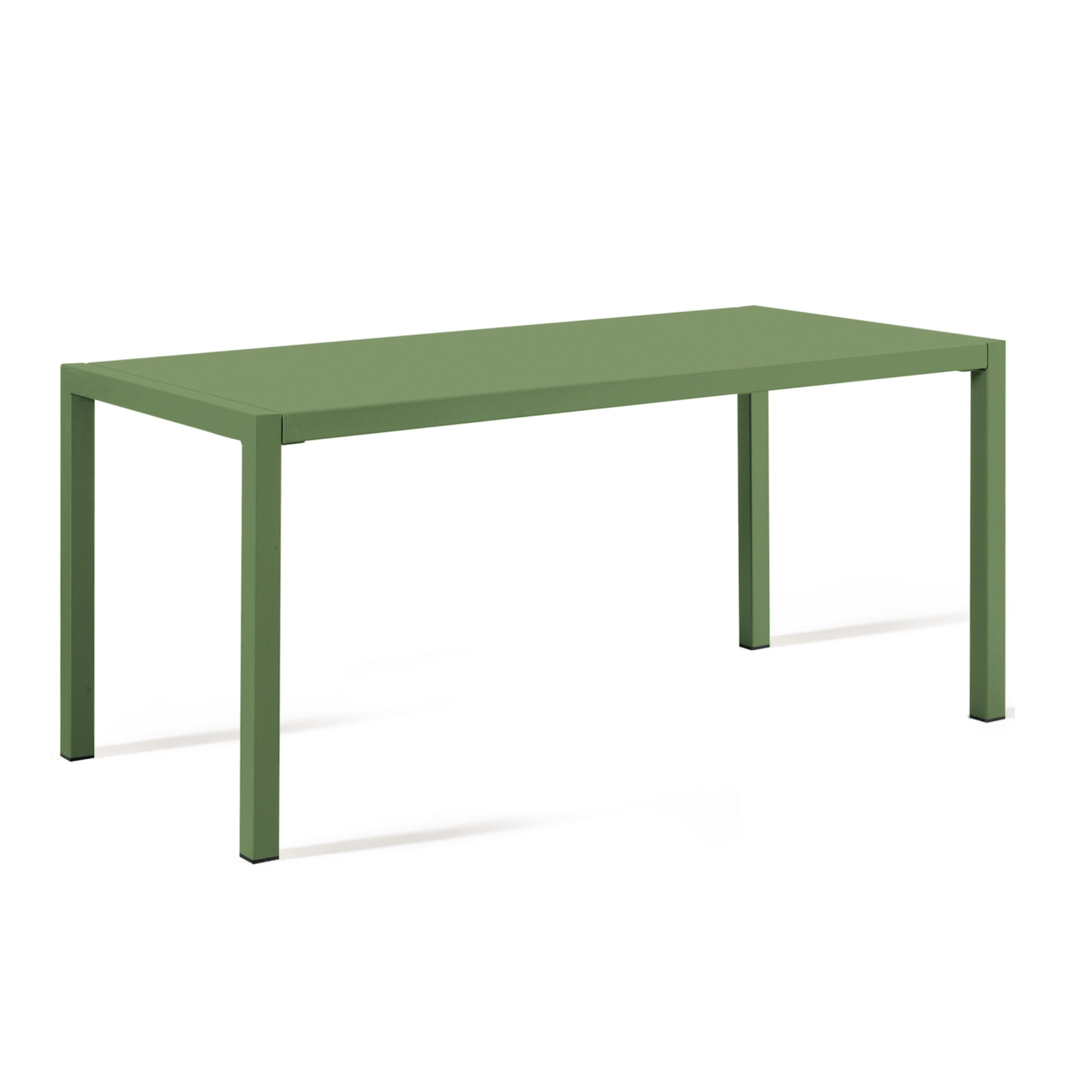 Table carrée fixe en métal "Quatris" pour bars et jardins, empilable h 75 cm