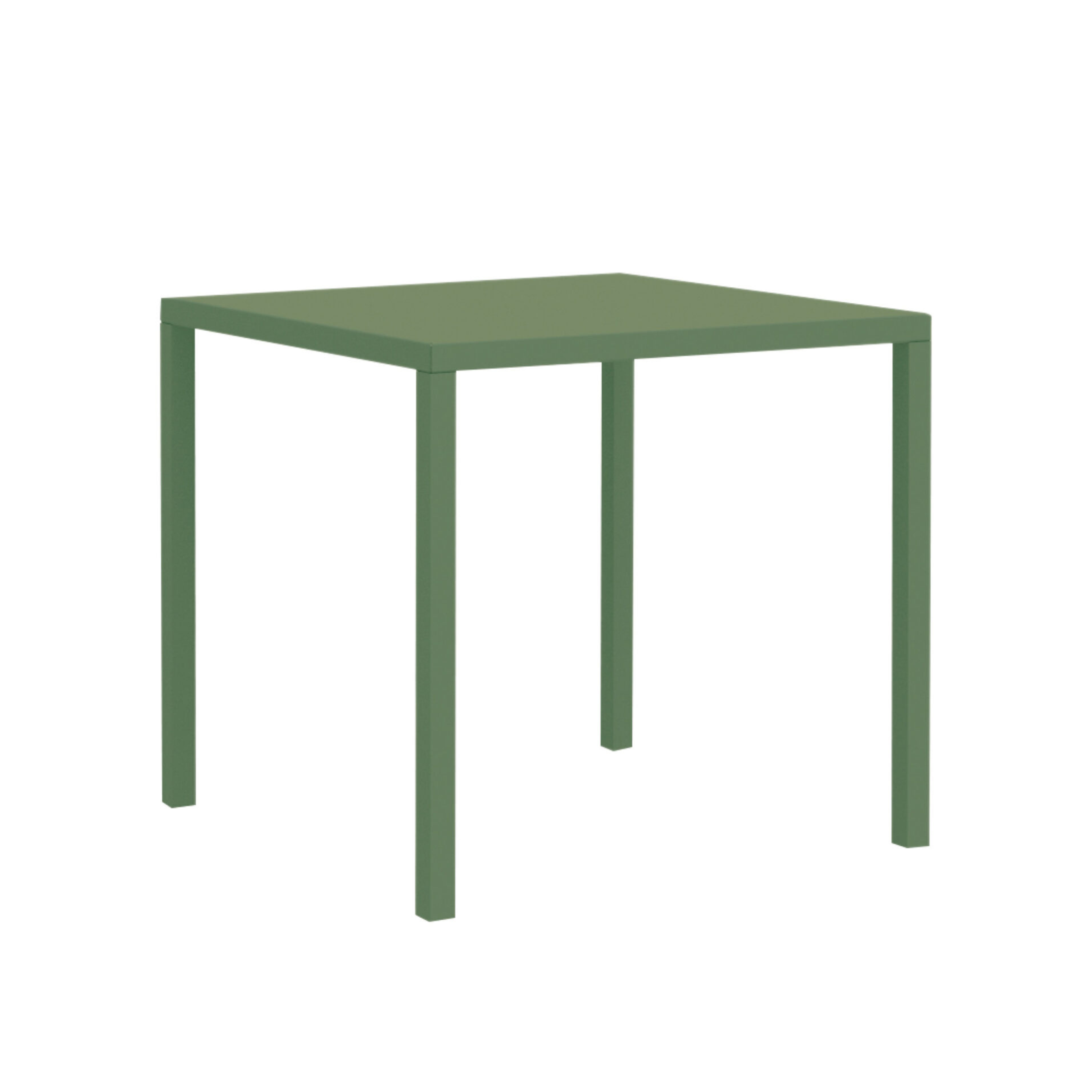 Table de jardin fixe rectangulaire en métal "Quatris" 80x60 cm 75h