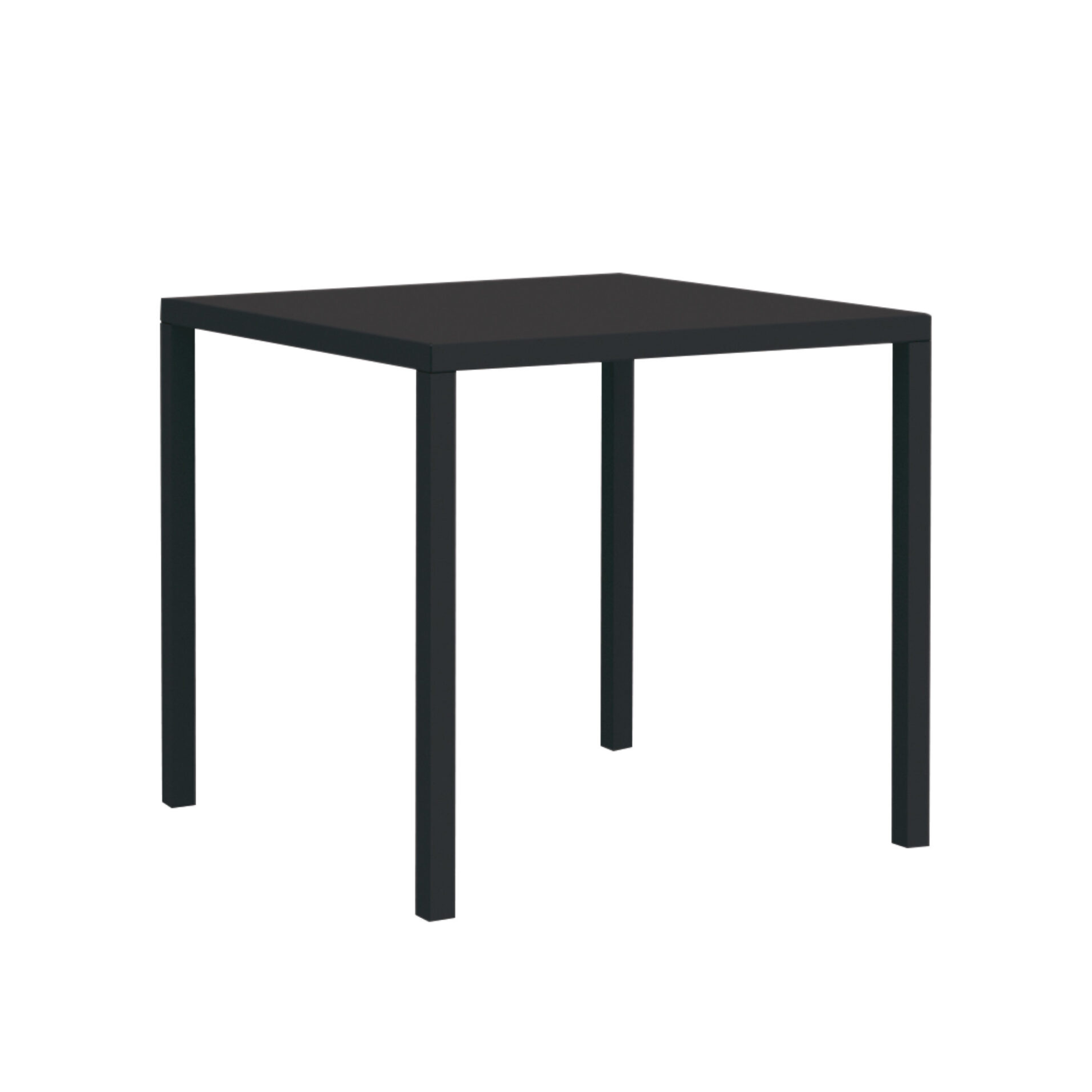 Table de jardin fixe rectangulaire en métal "Quatris" 80x60 cm 75h