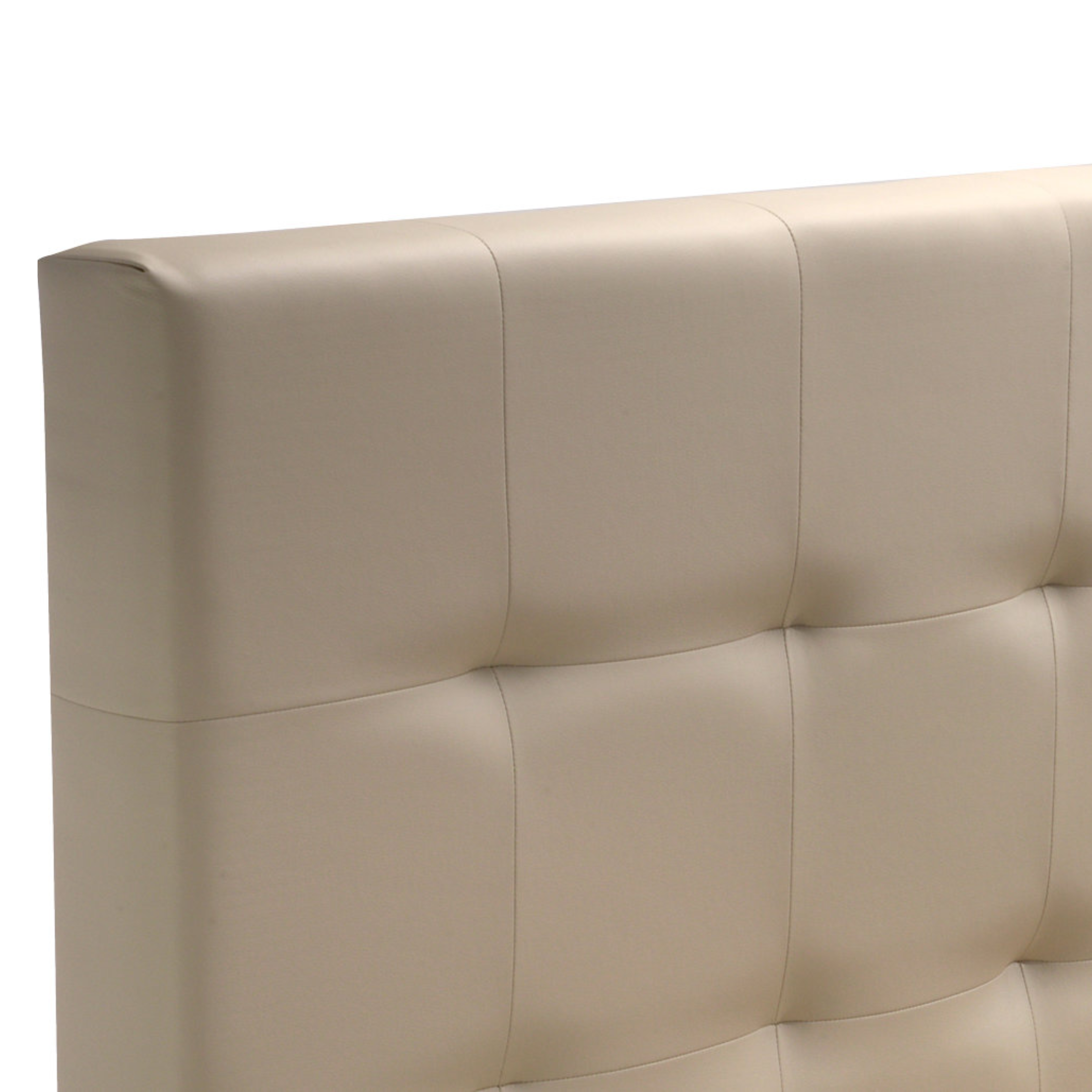 Letto contenitore con rete "New York" in pelle vegan con piedino conico