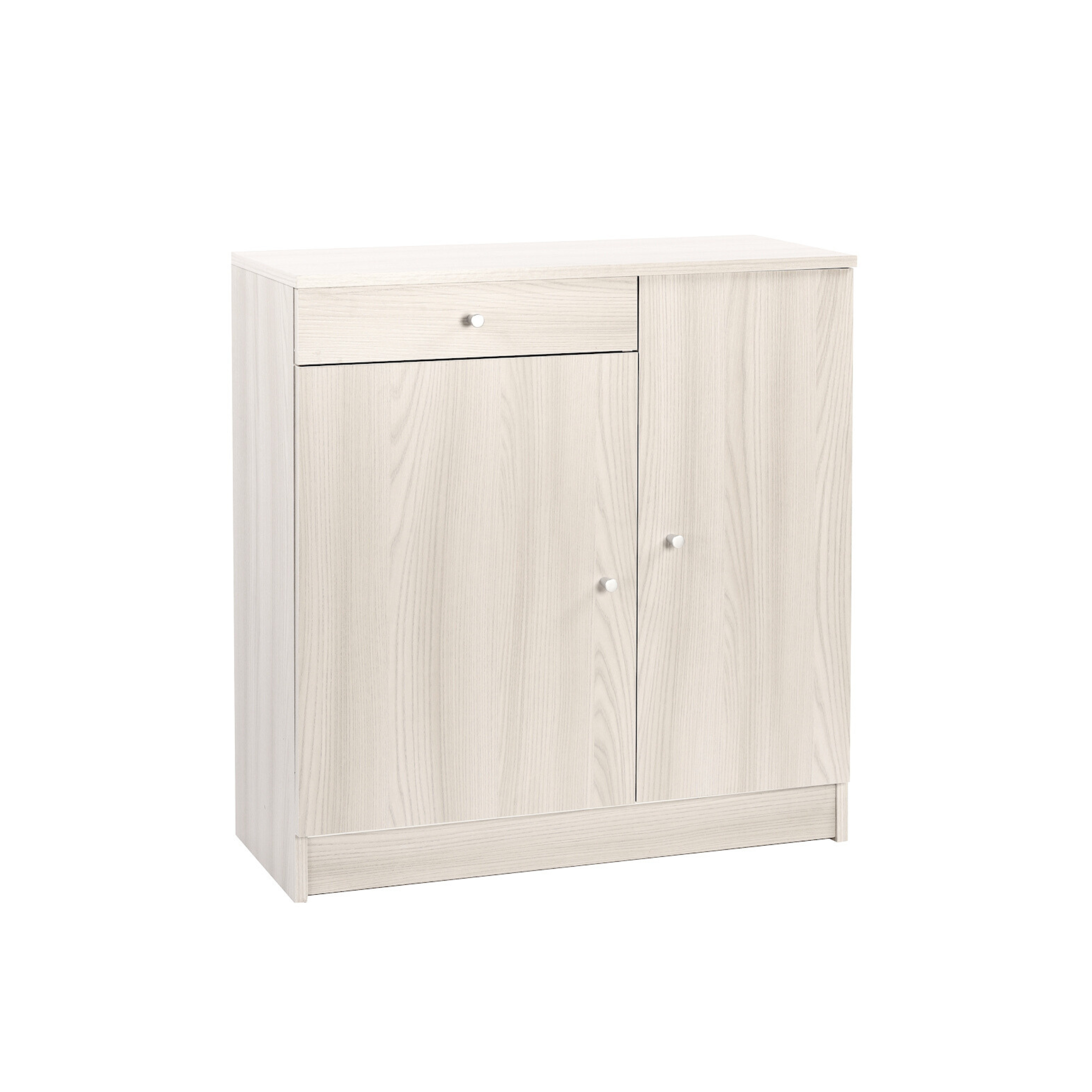 Meuble d'entrée moderne "Elisa" en bois avec 2 portes 1 tiroir 77x34 cm 80h
