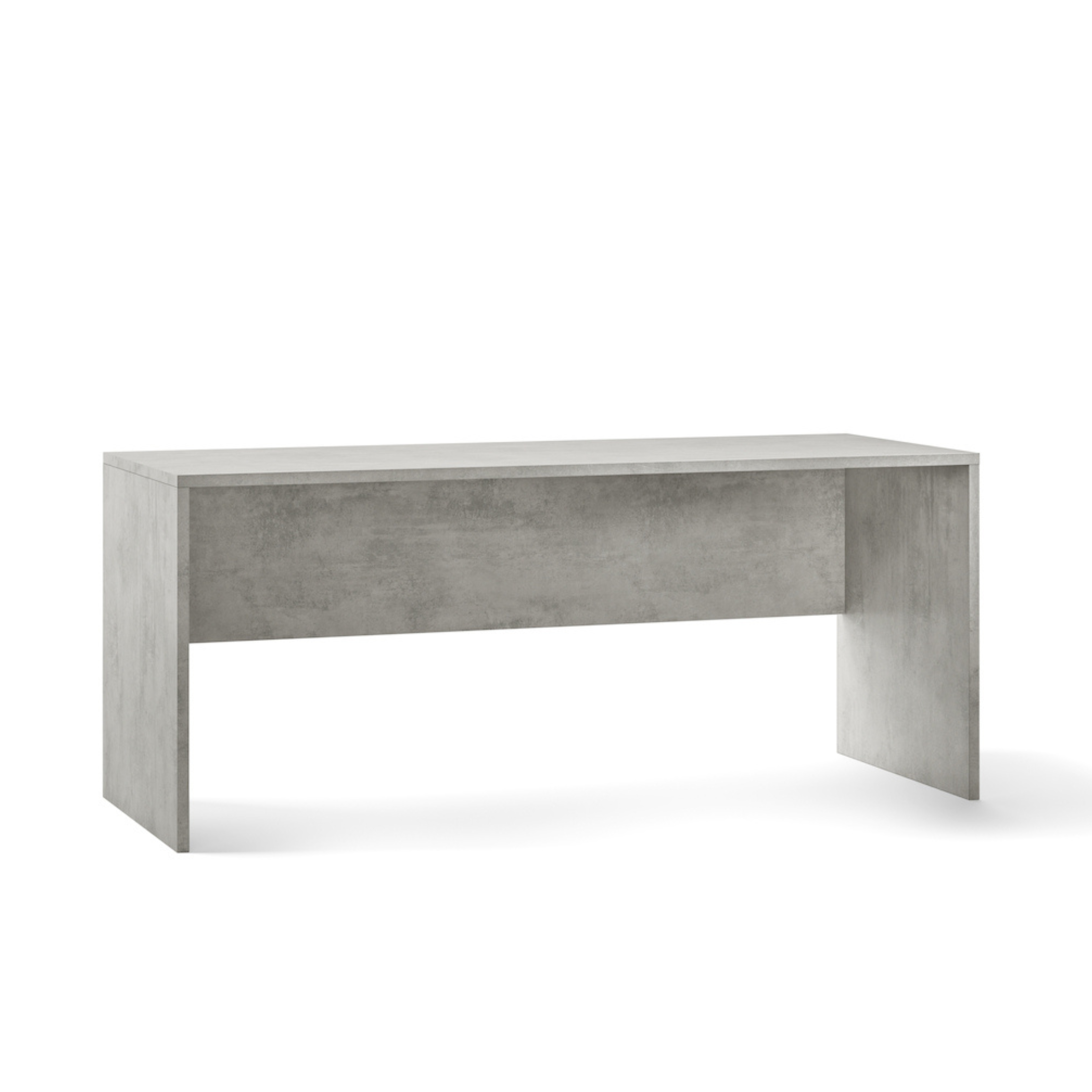 Bureau vintage "Siria" en bois 180x69 cm 76h