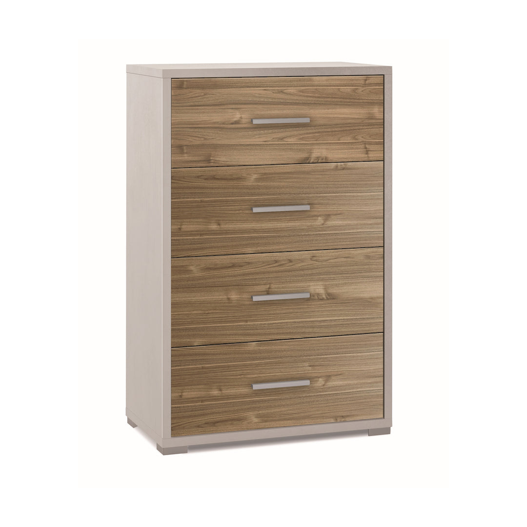 Cassettiera mobile in legno "Project" 4 cassetti multifunzione cm 71x41 110h