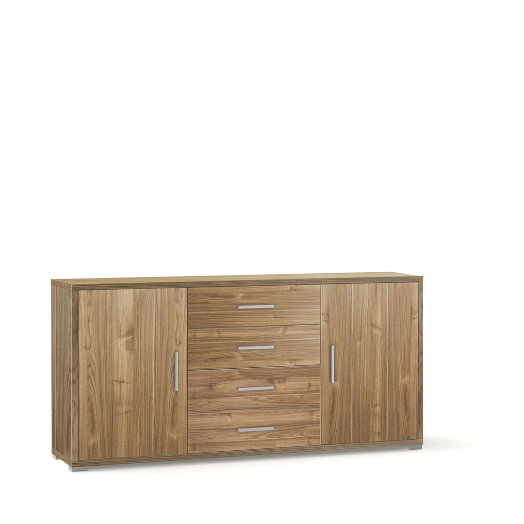 Mobile ingresso 2 ante 4 cassetti "Passage" in legno cm 174x41 84h