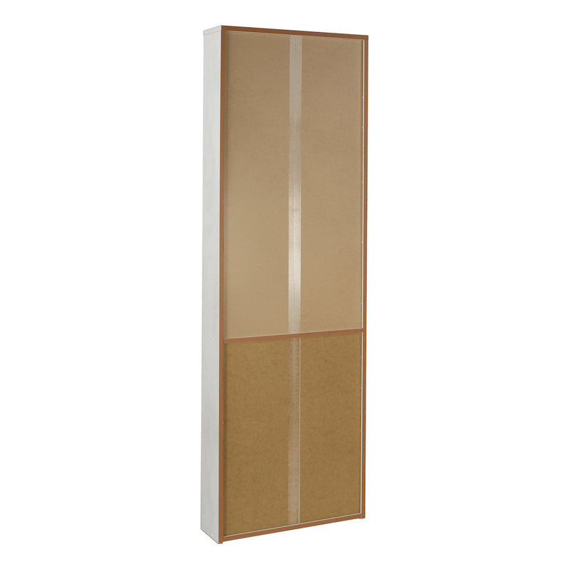 Zapatero moderno y espacioso de 5 puertas "Bea" en madera 63x18 cm 190h