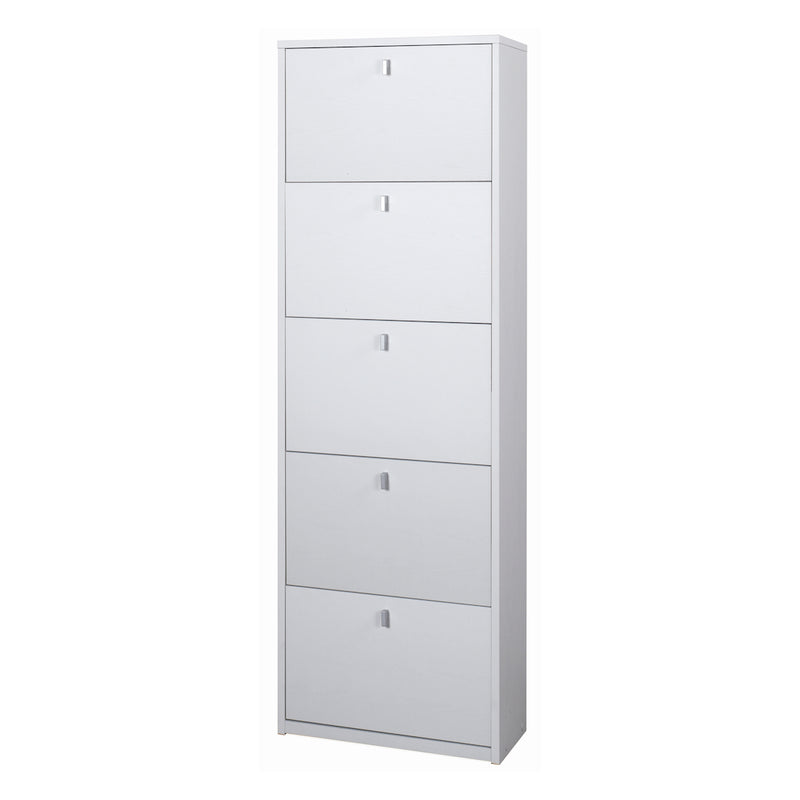 Scarpiera a 5 ante "Naomi" mobile in legno cm 63x18 190h