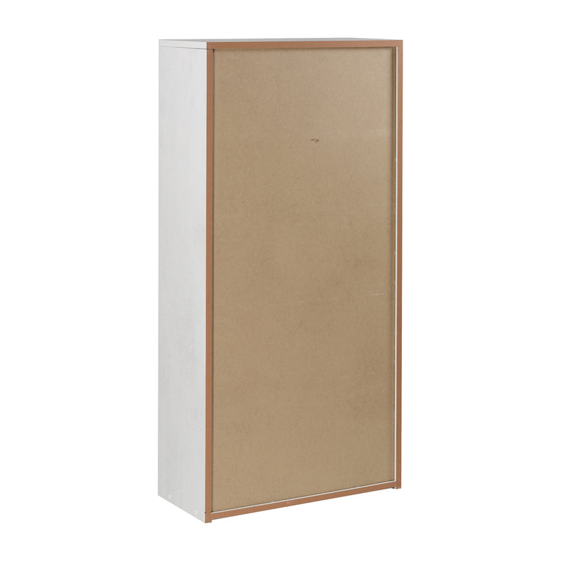 Zapatero con 3 puertas y 1 cajón "Praga" en madera 63x29 cm 127h