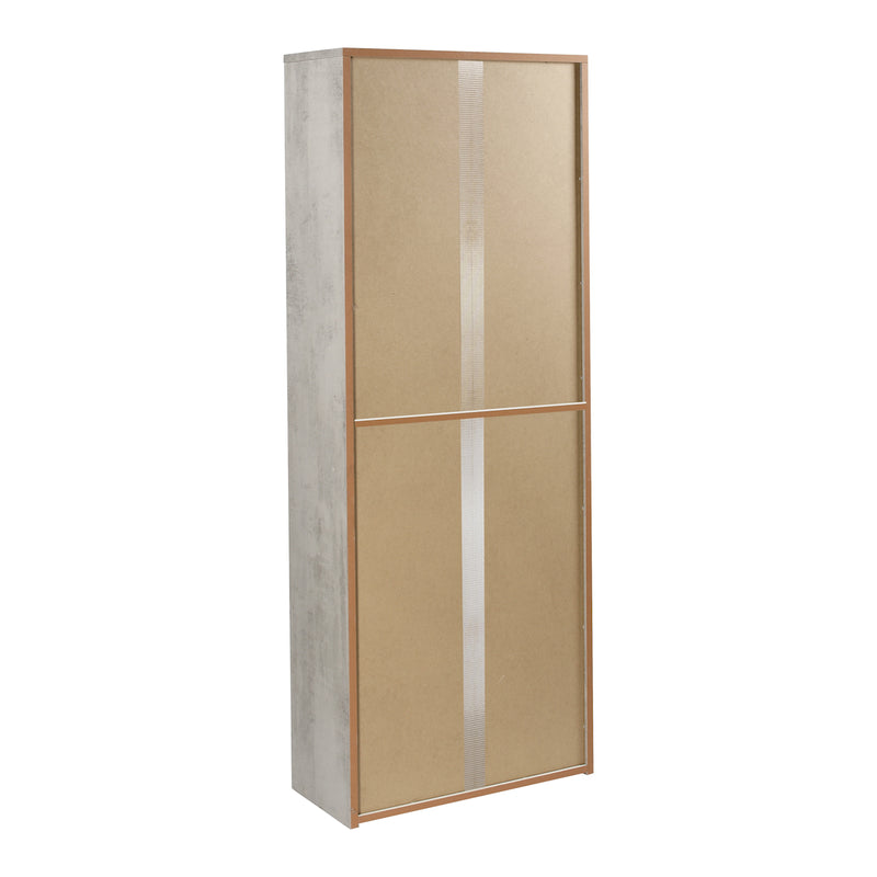 Meuble à chaussures 4 portes 1 tiroir "Rebecca" en bois 63x29 cm 164h