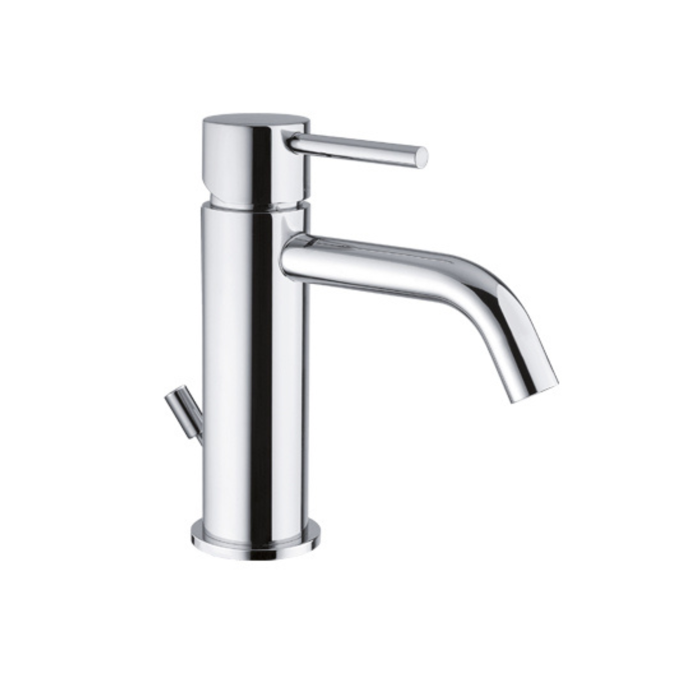 Rubinetto miscelatore "Joy" lavabo cromato con scarico e cartuccia Ø 25mm