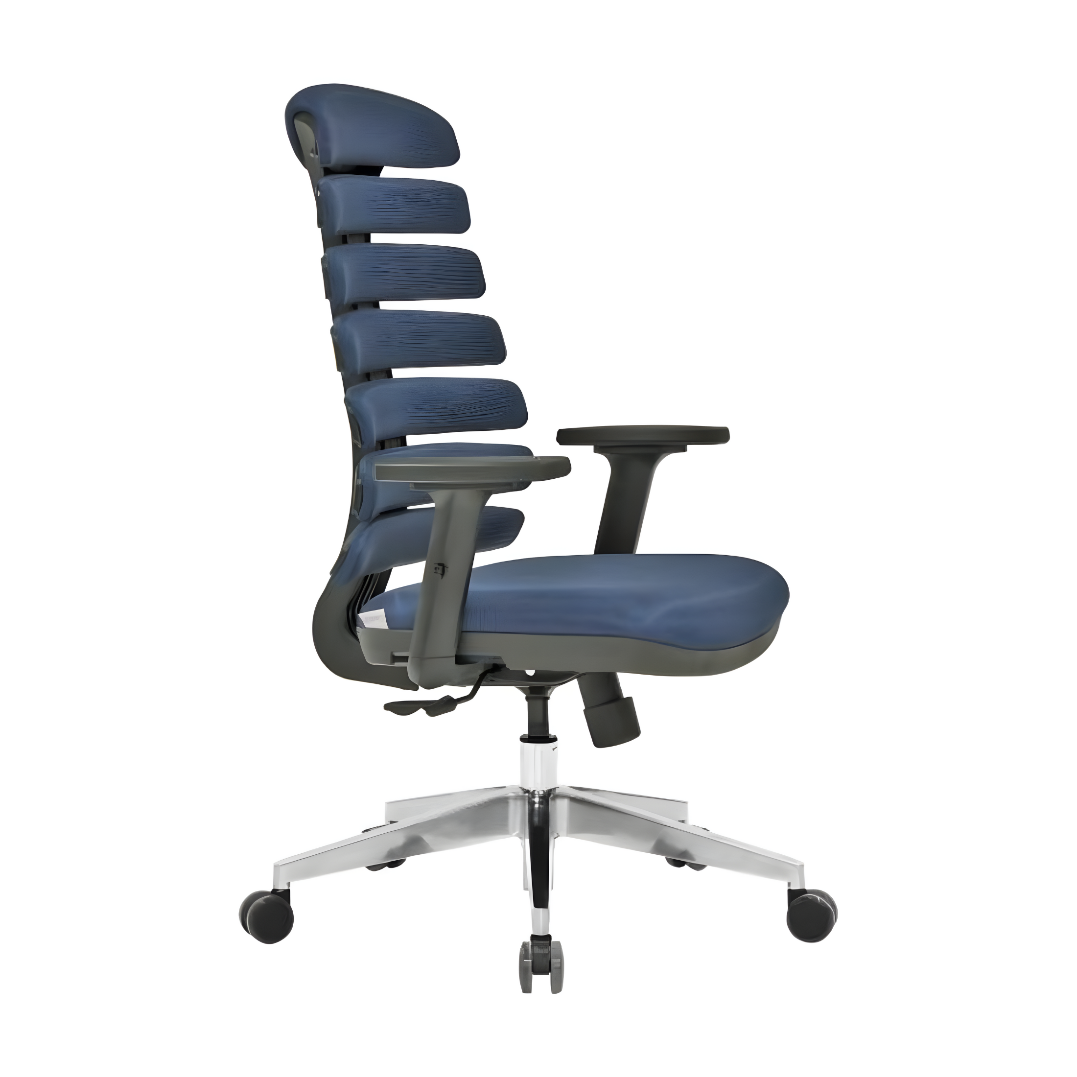 Poltrona ufficio "Spring" moderna 5 ruote braccioli regolabili cm 64x48 112/122h