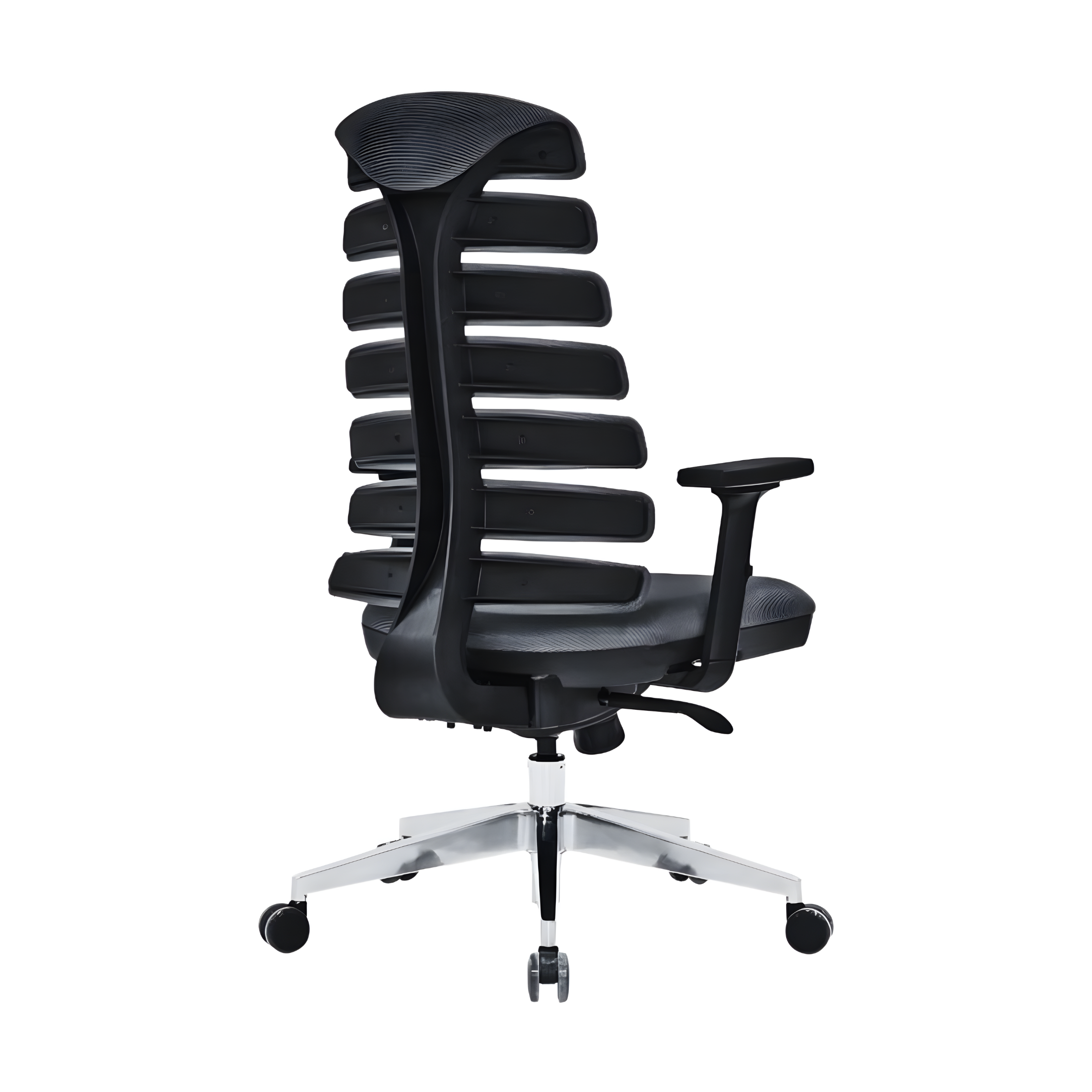 Poltrona ufficio "Spring" moderna 5 ruote braccioli regolabili cm 64x48 112/122h