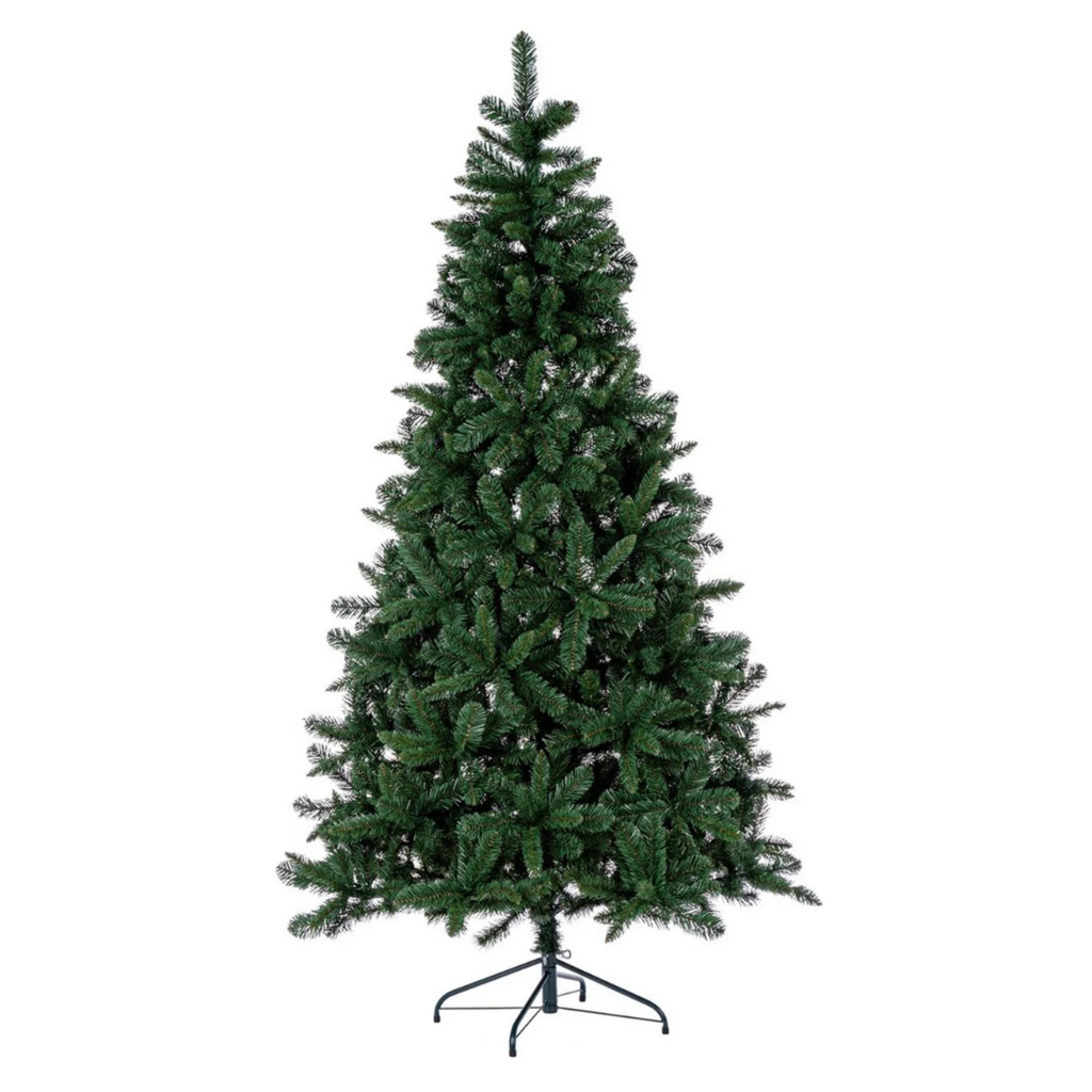 Albero di Natale Slim "Zefiro" in PVC di altissima qualità effetto realistico