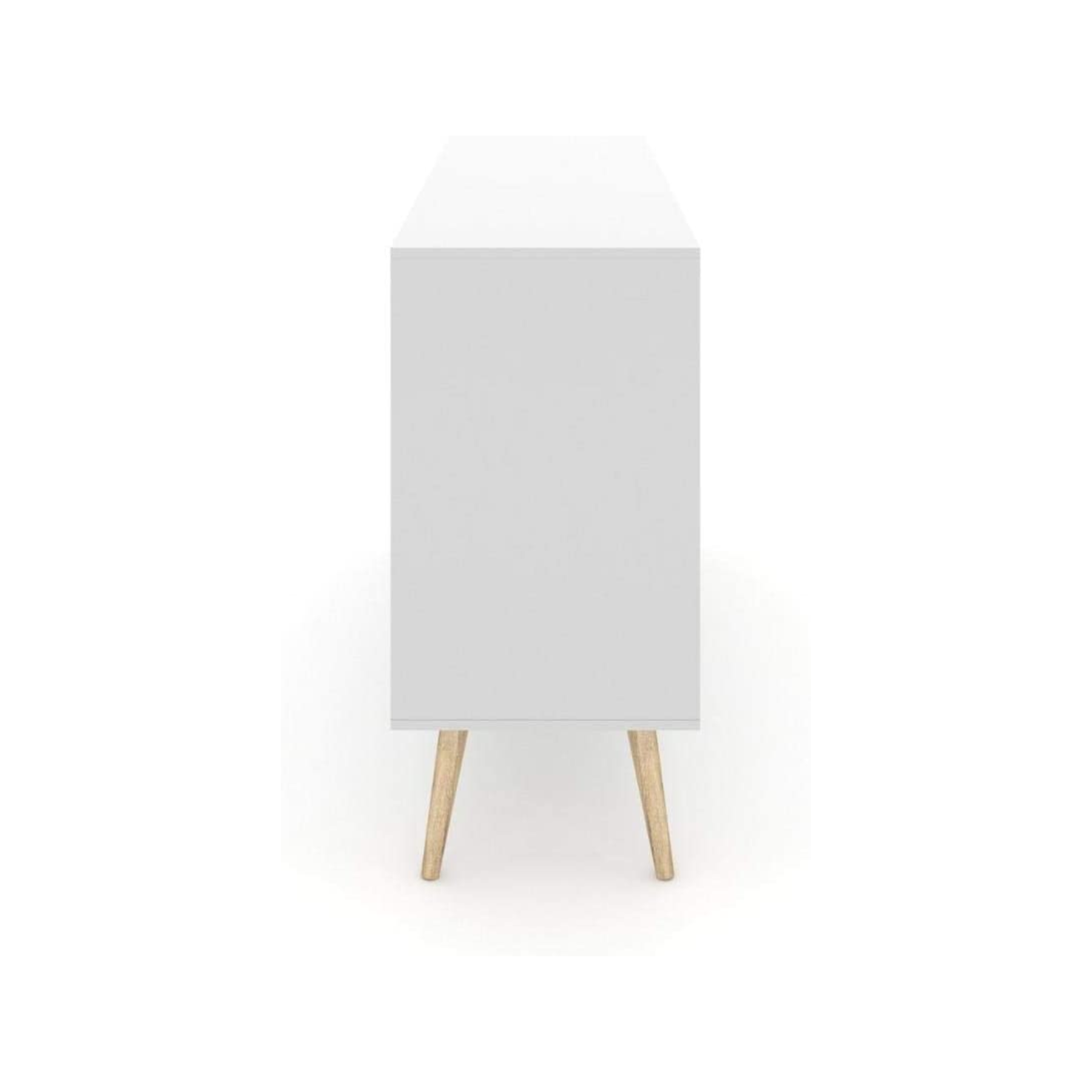 Credenza da soggiorno Oslo in legno Bianca Rovere