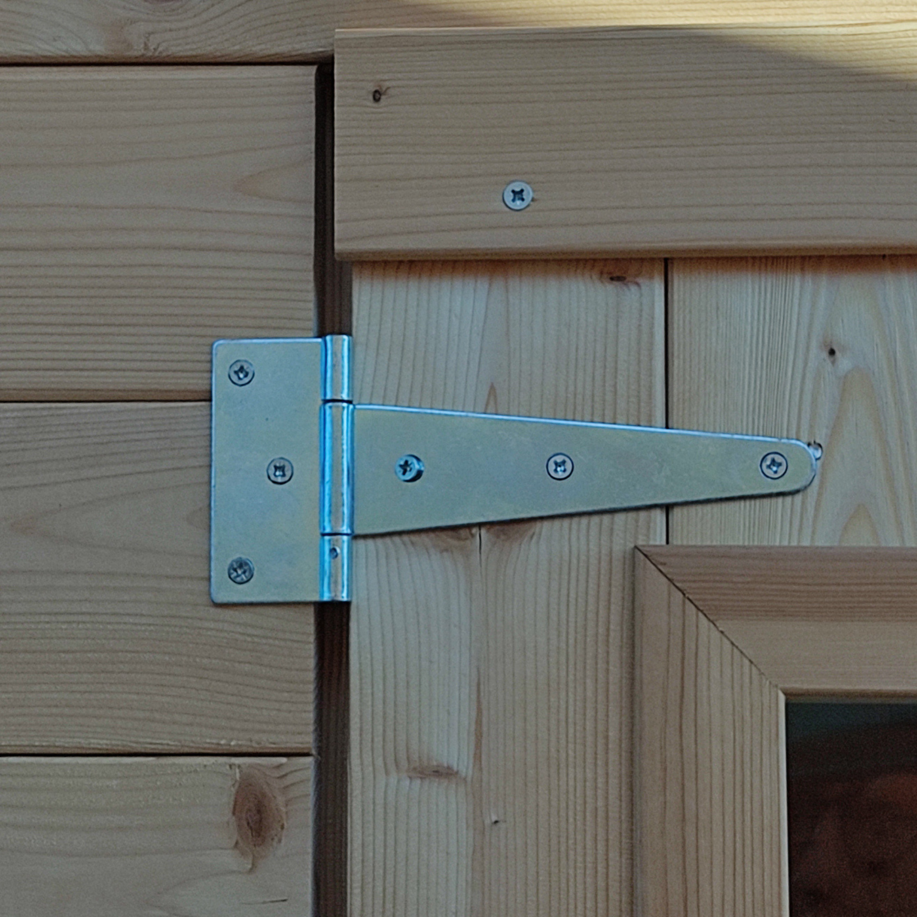 Casetta in legno da giardino abete grezzo Regis mt2x2x2h