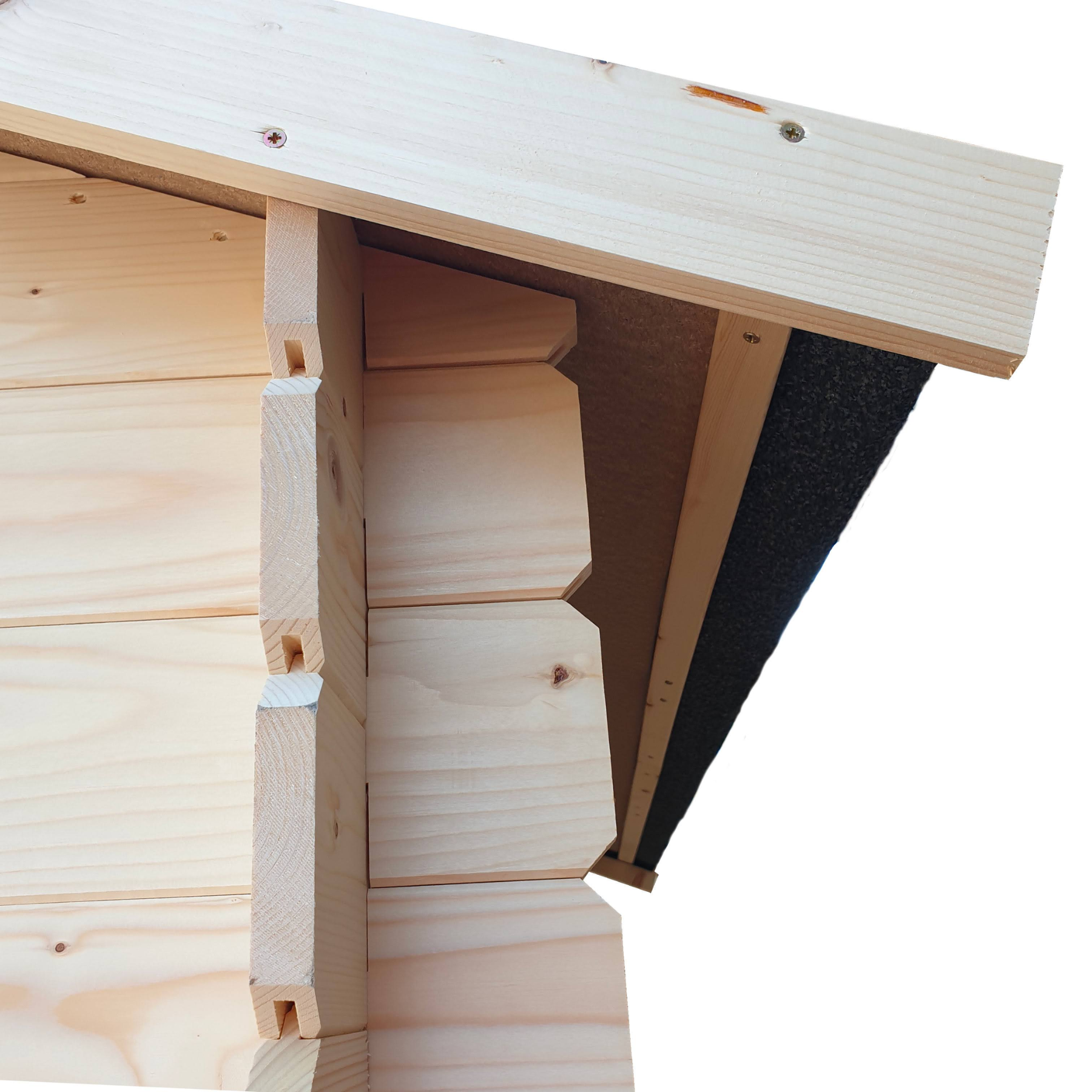 Casetta in legno da giardino "Marlo" cm 178x218 205h porta singola finestrata