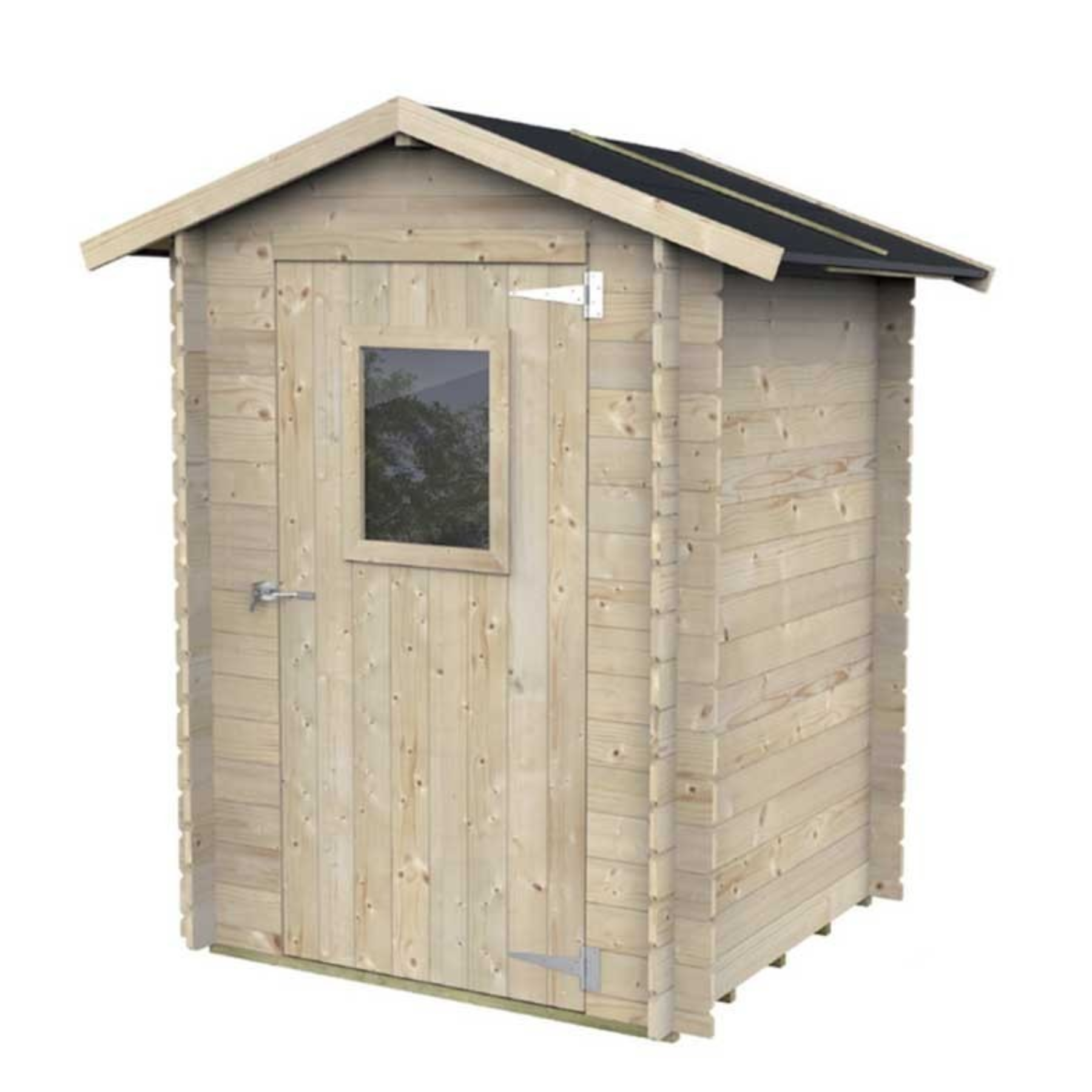 Abri de jardin préfabriqué en bois "Hobby" 146x146 cm 200h