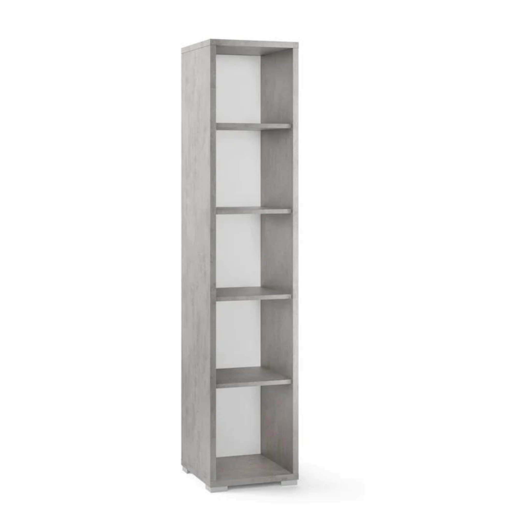Mobile libreria a colonna "Slim" in legno ripiani regolabili cm 39x41 182h