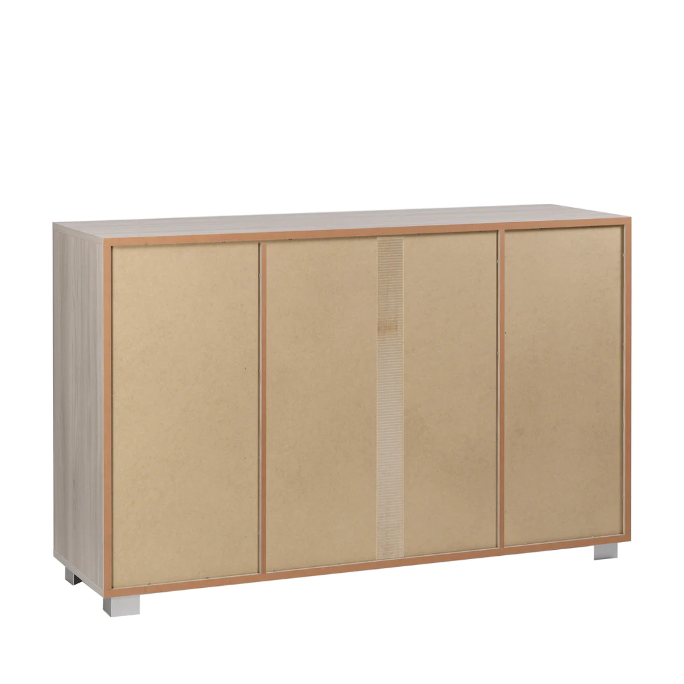 Mueble de entrada de madera "Romeo" con 4 cajones y 2 puertas 136x41 cm 86h
