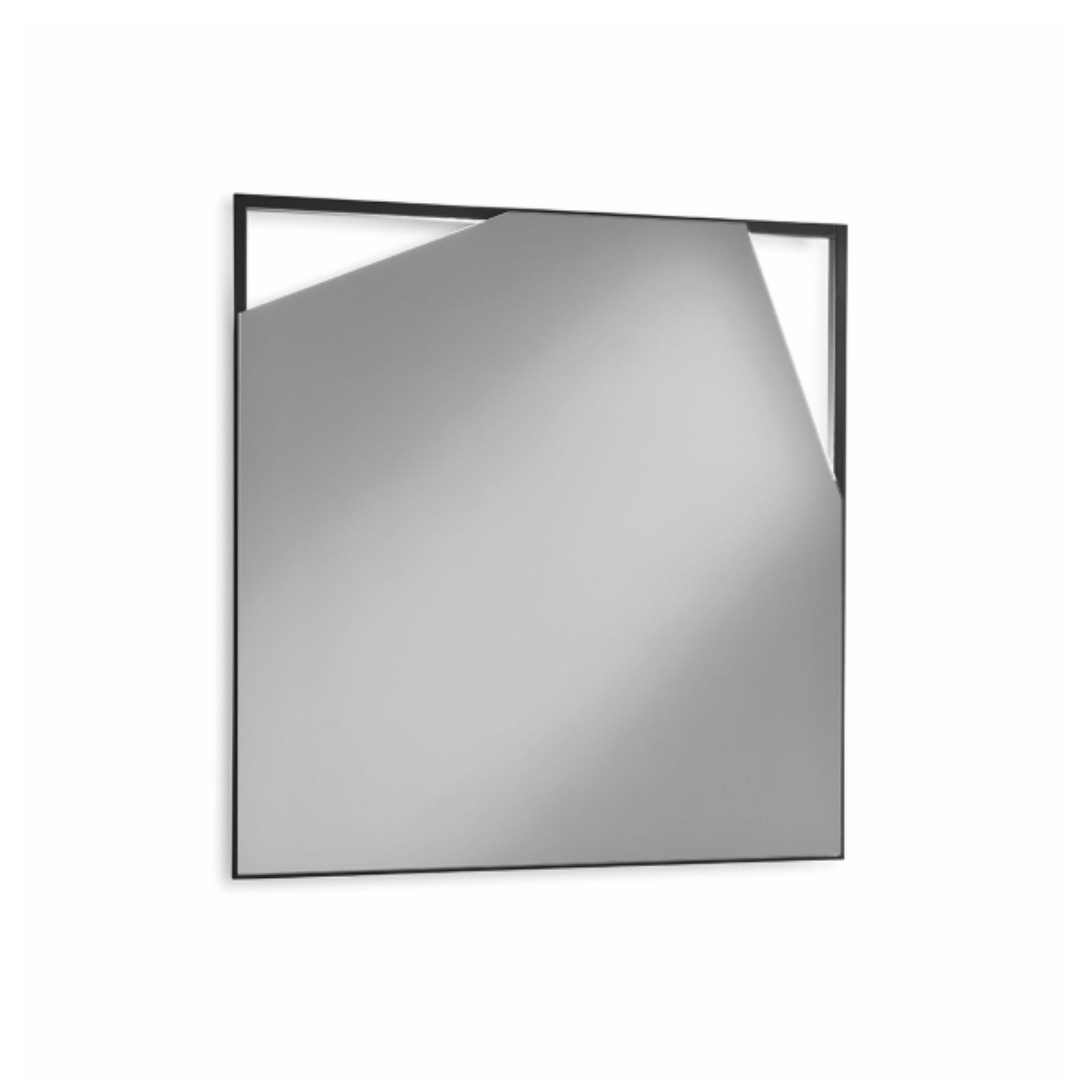 Meuble de salle de bain suspendu "Mixi A" 2 tiroirs lavabo miroir Escabeau supérieur