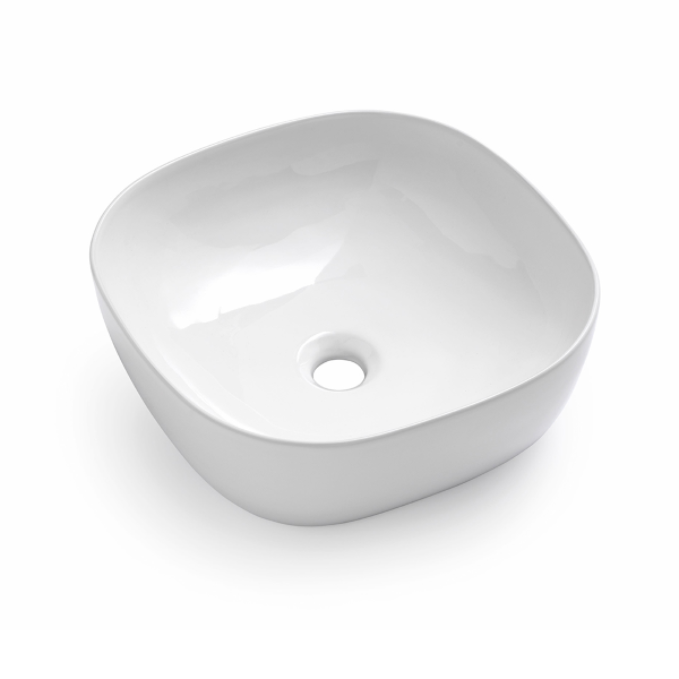 Mobile da bagno sospeso "Sheldon" moderno con doppio modulo top con lavabo