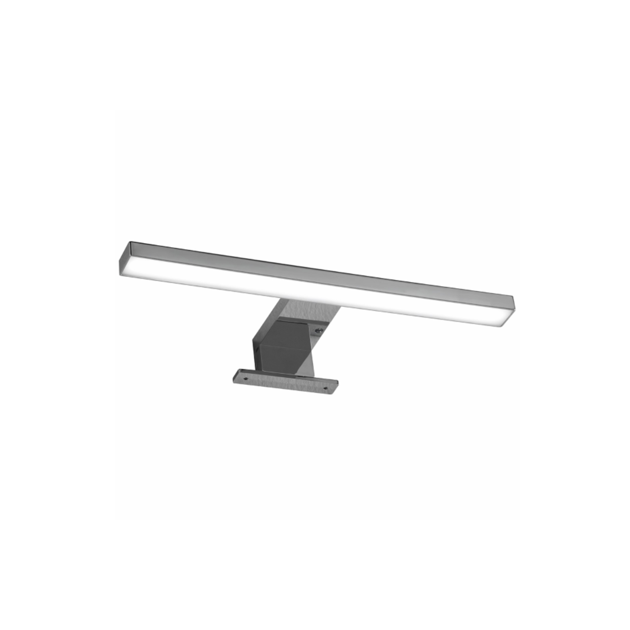 Meuble de salle de bain suspendu "Arco 100" 2 tiroirs, lavabo, miroir LED