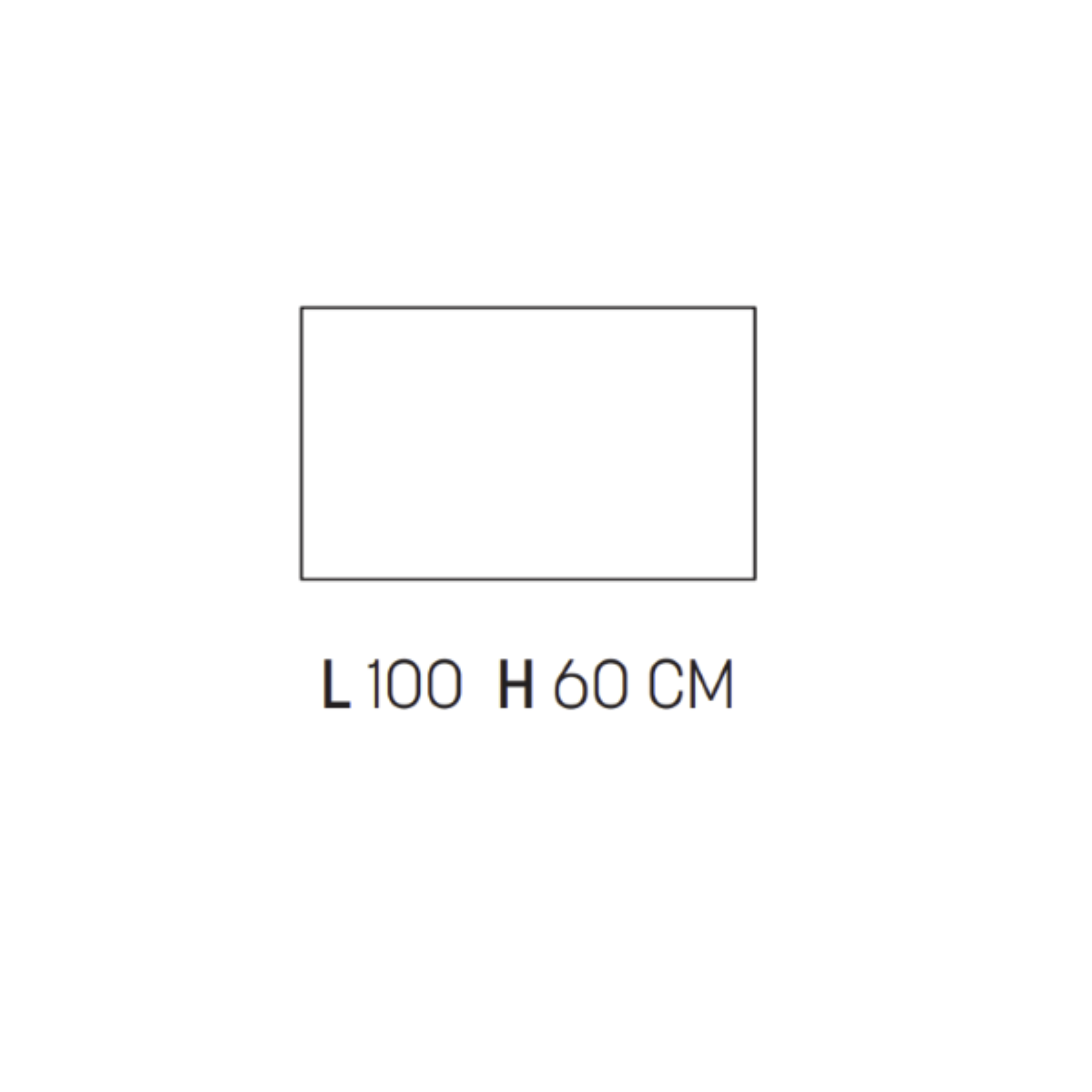 Meuble de salle de bain suspendu "Arco 100" 2 tiroirs, lavabo, miroir LED