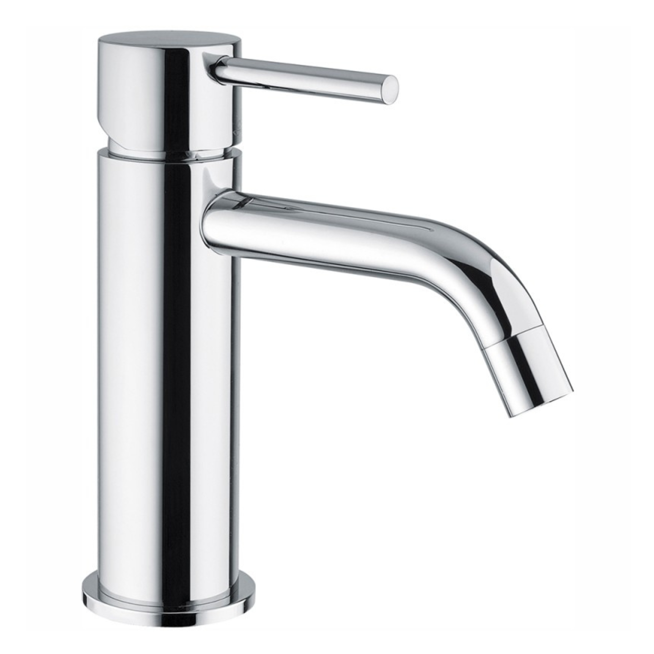 Rubinetto miscelatore "Joy" lavabo cromato con scarico e cartuccia Ø 25mm