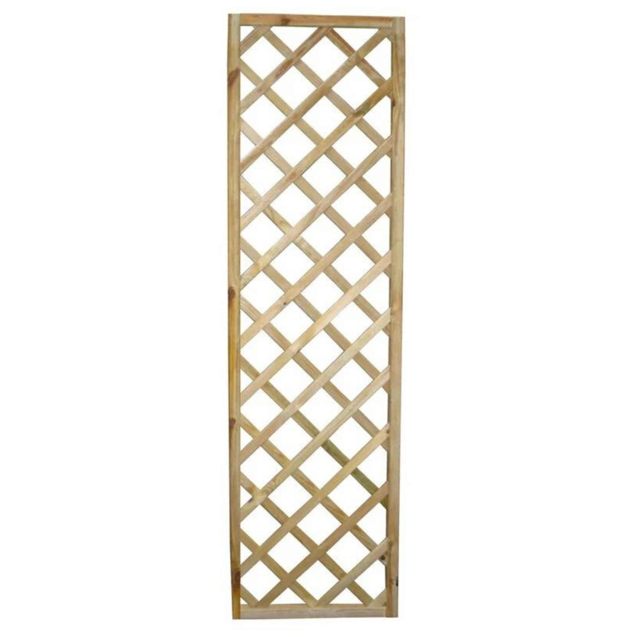 Pannello grigliato "Eco" separatore in legno di pino impregnato in autoclave cm 180h