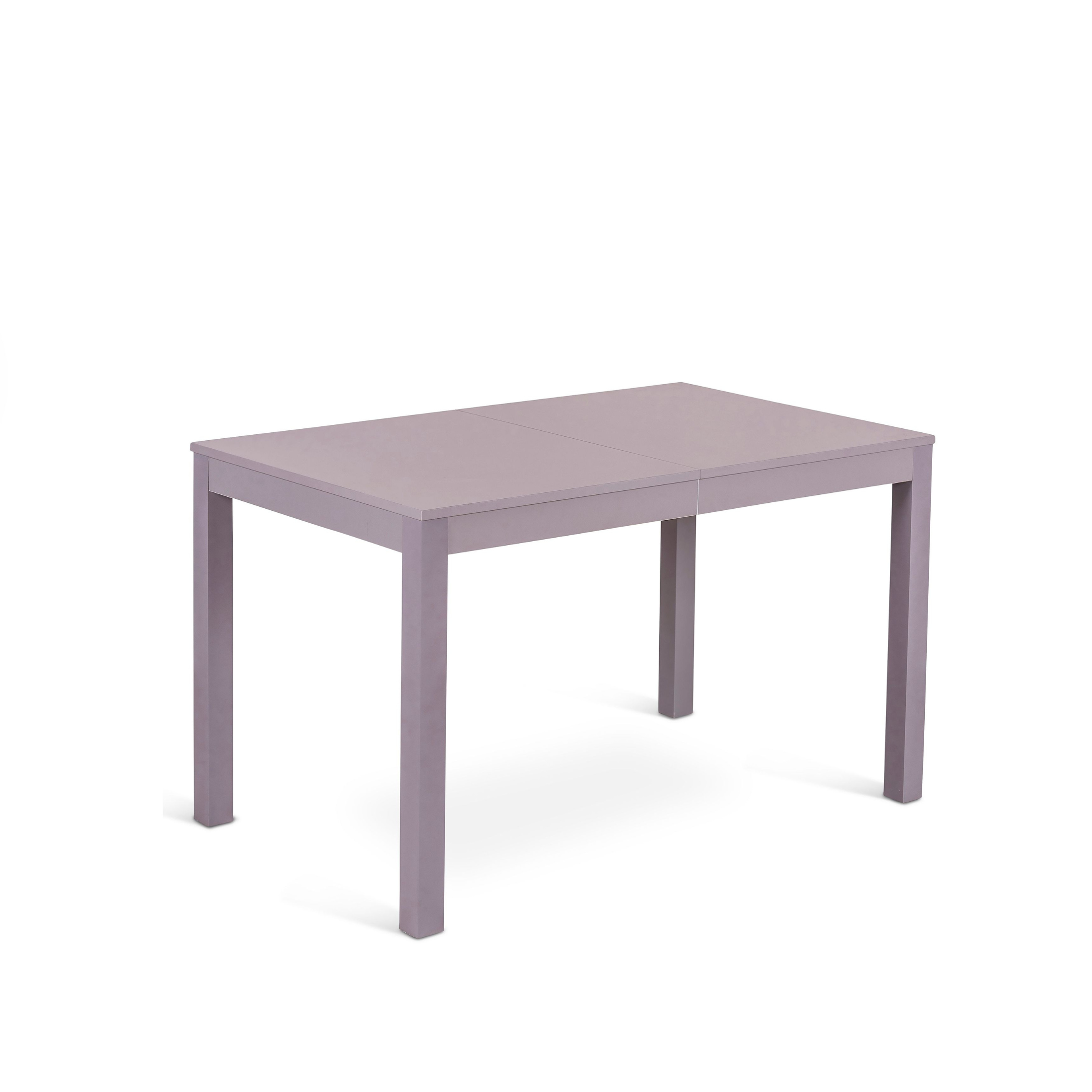 Mesa extensible "Traffic" tapa de melamina, patas de madera maciza 130/210x80 cm 76h