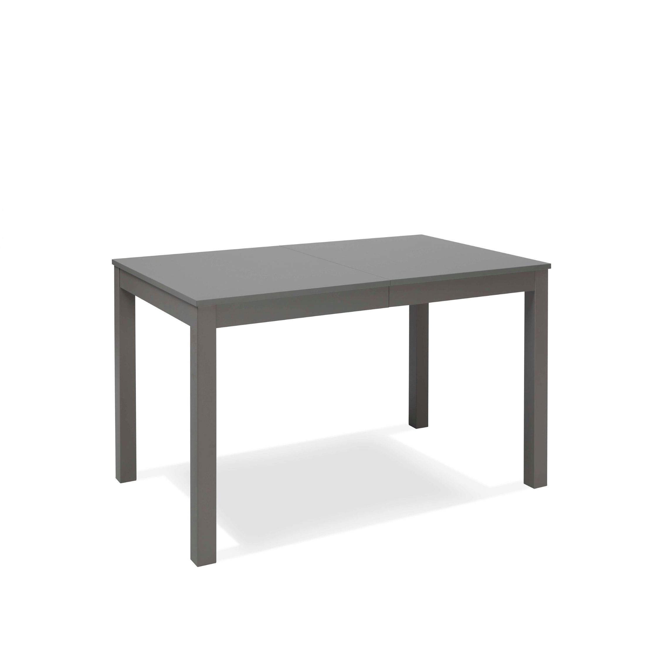 Mesa extensible "Traffic" tapa de melamina, patas de madera maciza 130/210x80 cm 76h