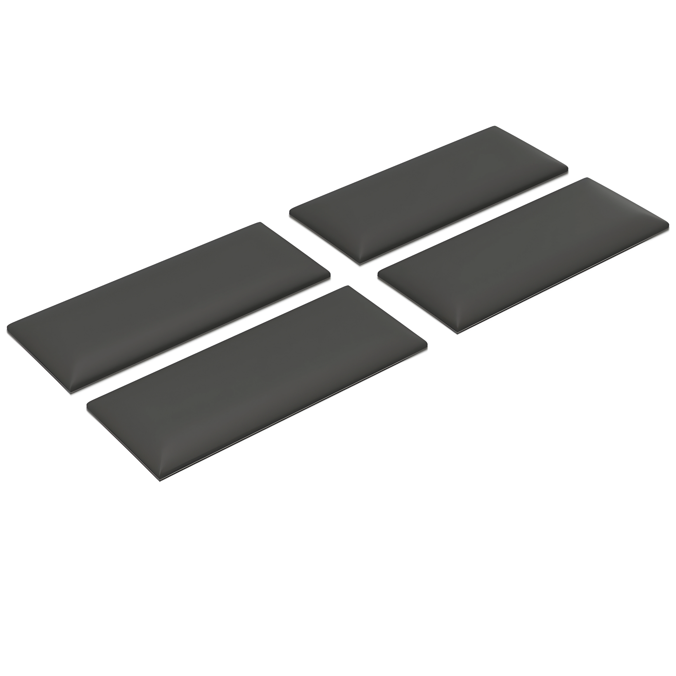 Set di 4 pannelli da parete imbottiti moderni "Mamo Wall" rivestimento per camere da letto