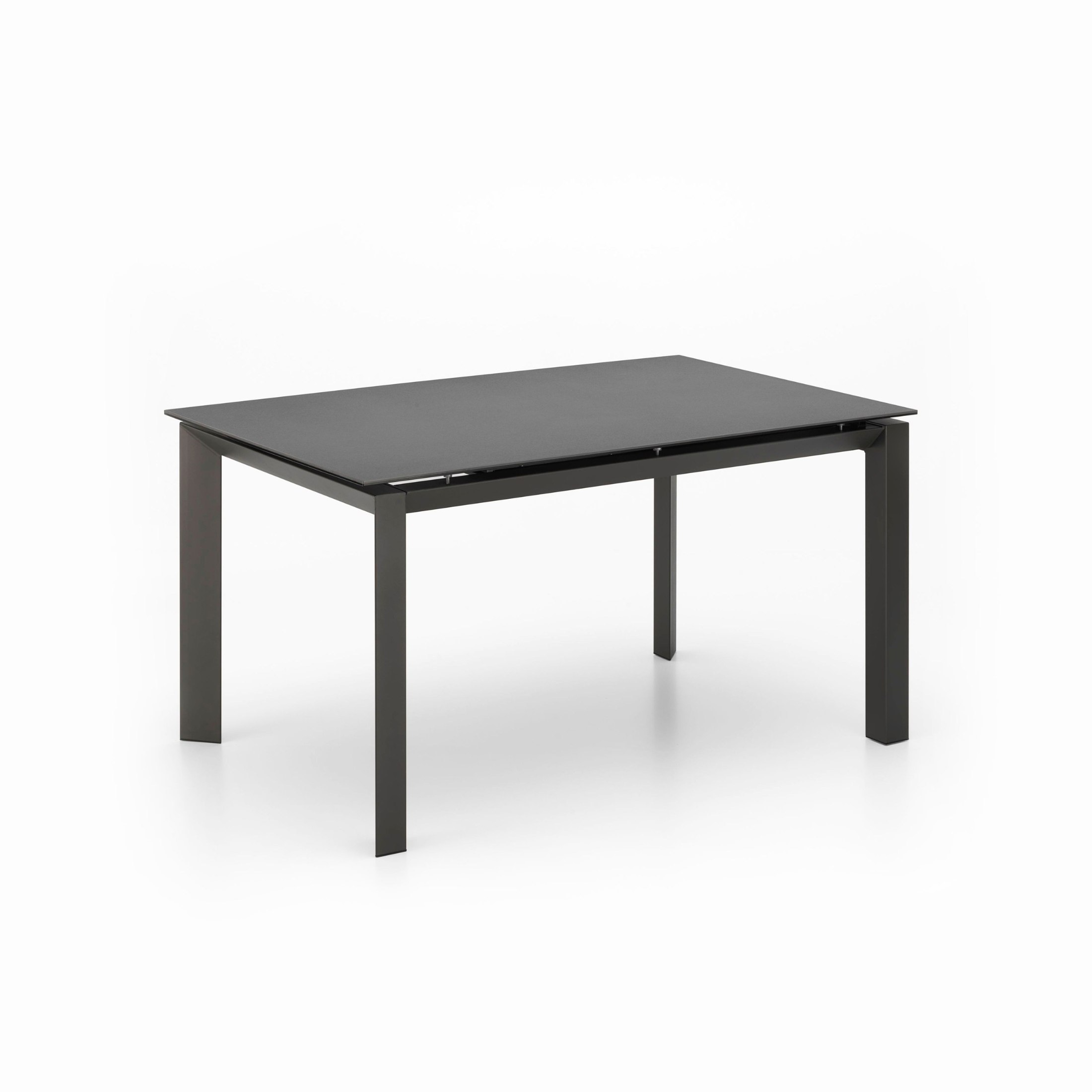 Tavolo allungabile Stones "Account" piano in ceramica gambe in alluminio cm 140/220x90 75h