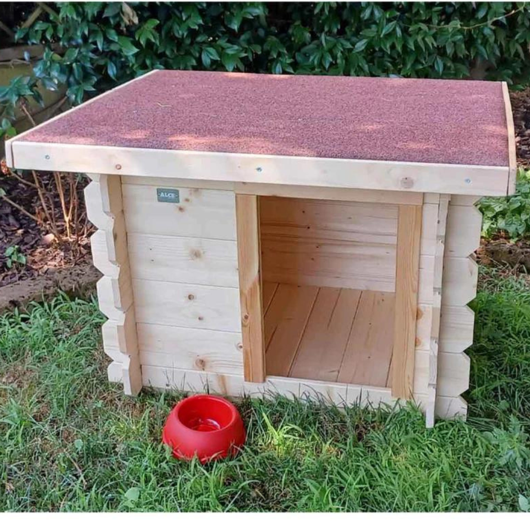 Niche d'extérieur en bois "Laila" 77x60 cm 64h