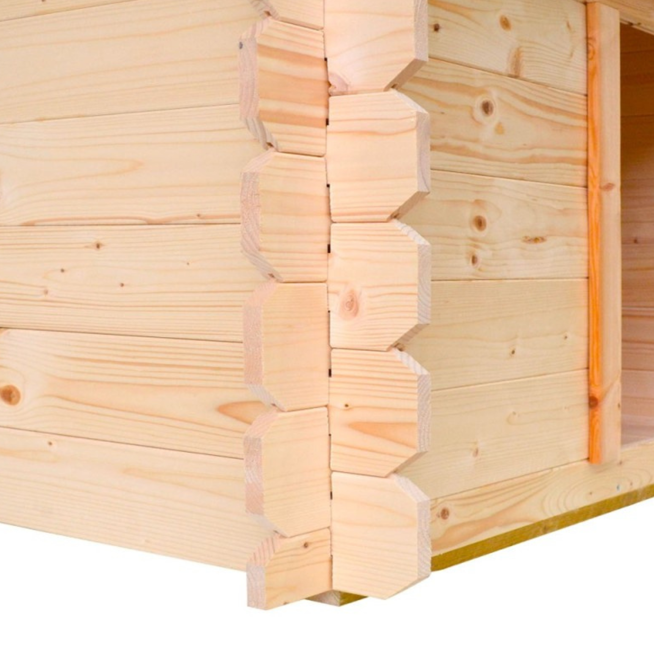 Caseta para perros de madera de exterior "Laila" 77x60 cm 64h