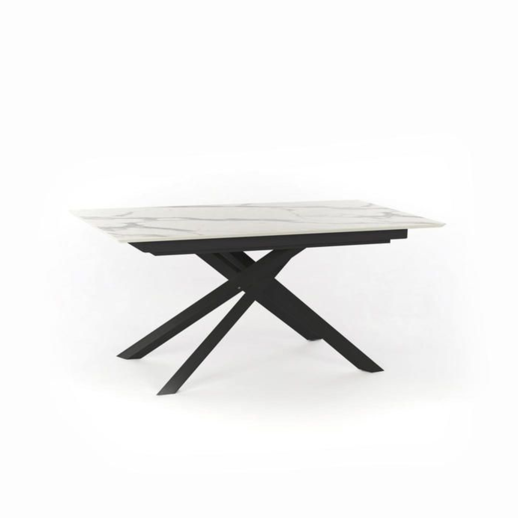 Tavolo allungabile "Xavier" piano in HPL gambe in alluminio cm 170/270x90 76h