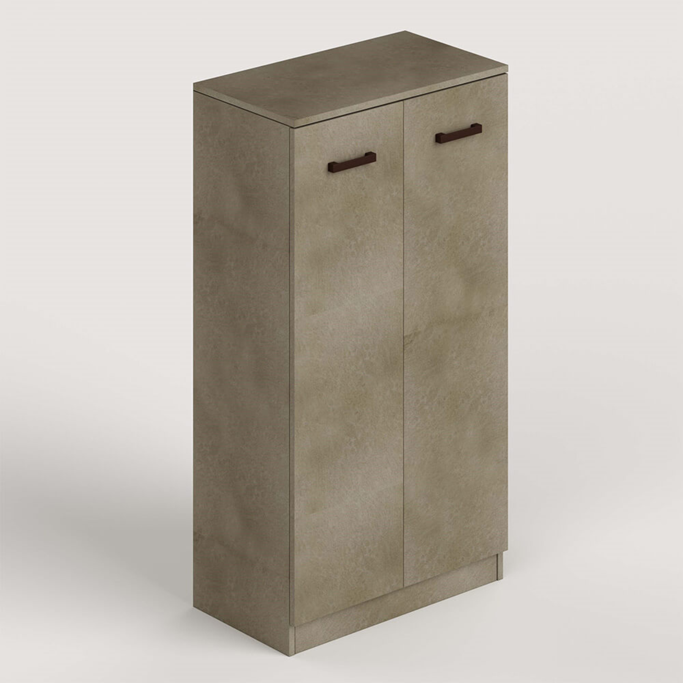 Mobile scarpiera moderna "Nestio" con 2 ante e 4 ripiani in legno cm 71x38x 130h