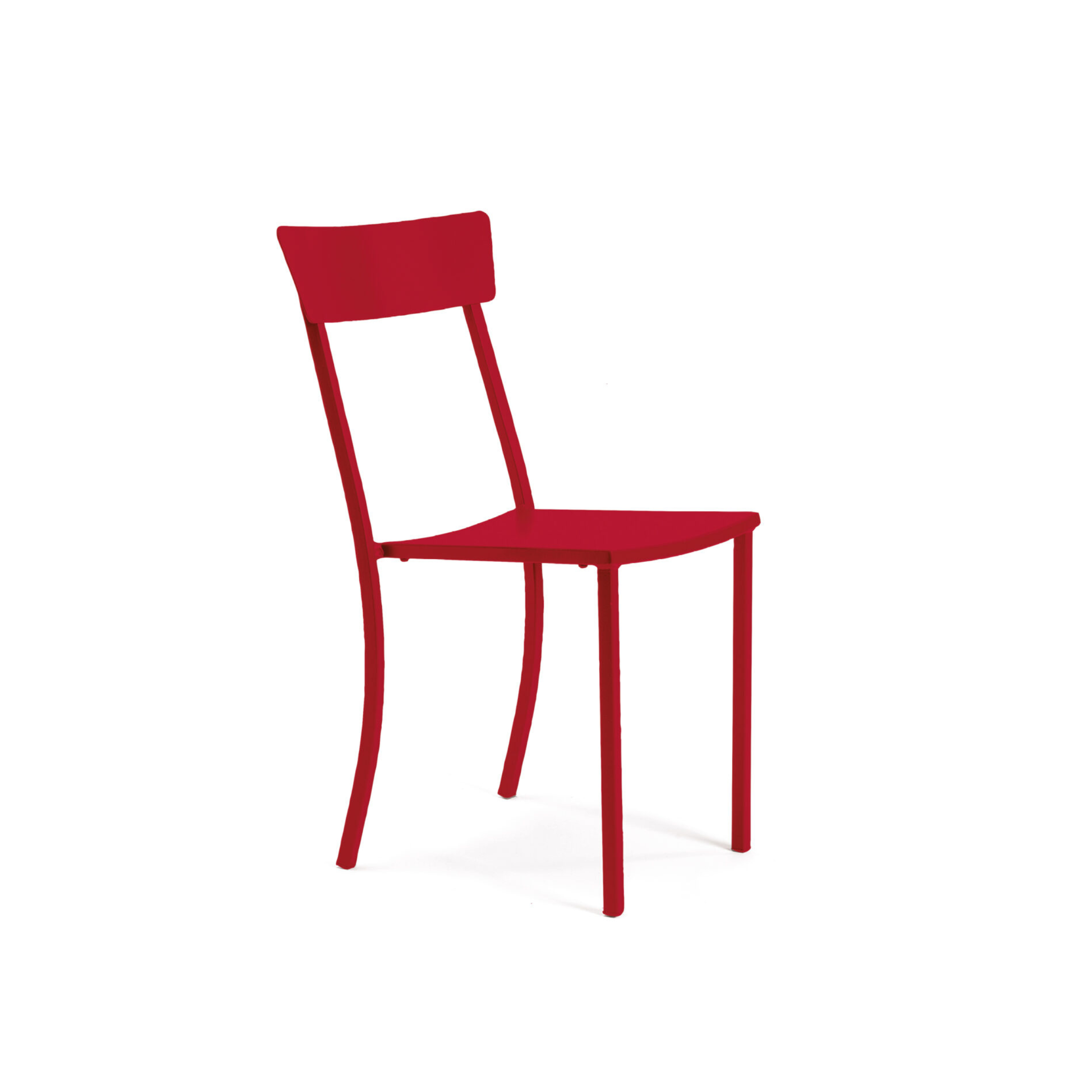 Chaise de jardin empilable "Mogan" en métal peint 47x52 cm 85h