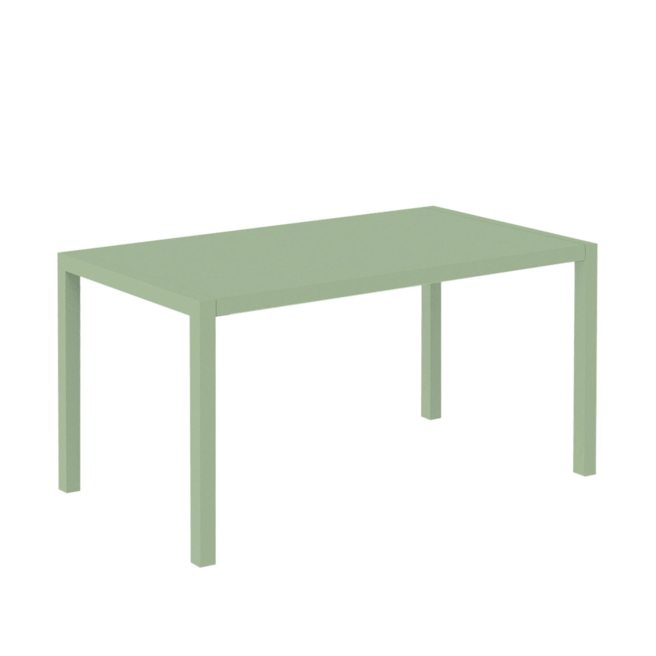 Table carrée fixe en métal "Quatris" pour bars et jardins, empilable h 75 cm