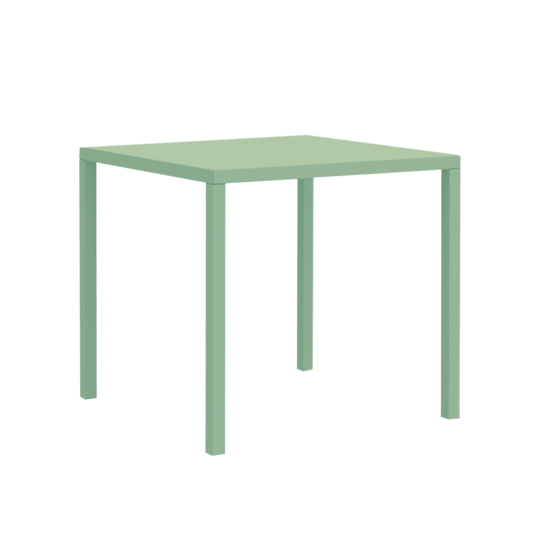 Table de jardin fixe rectangulaire en métal "Quatris" 80x60 cm 75h