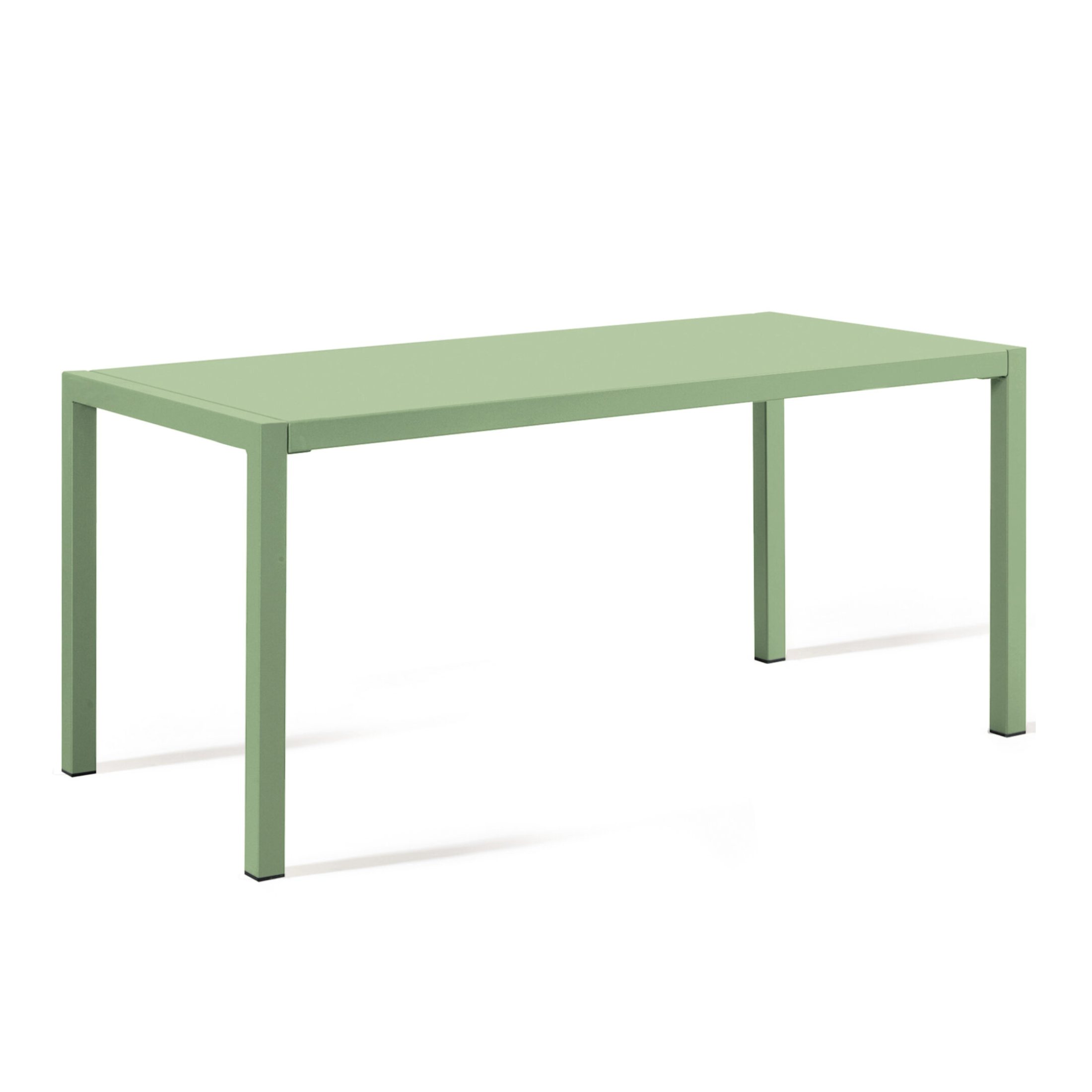 Table carrée fixe en métal "Quatris" pour bars et jardins, empilable h 75 cm