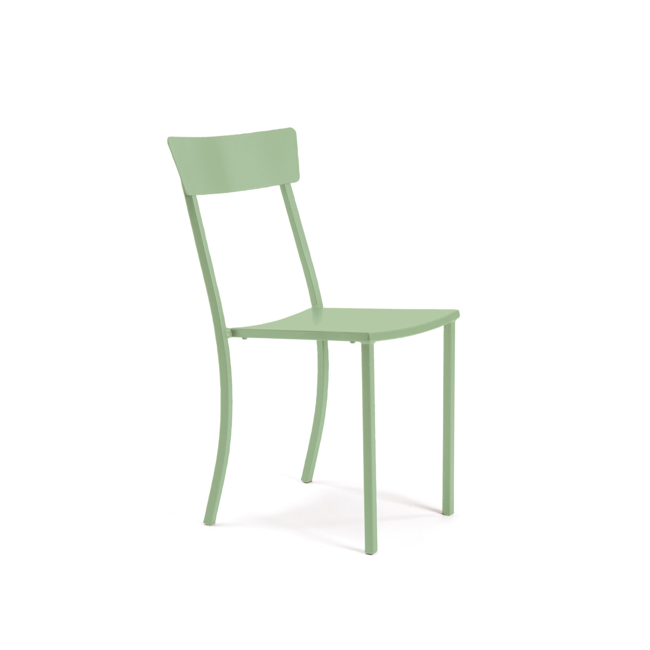 Chaise de jardin empilable "Mogan" en métal peint 47x52 cm 85h