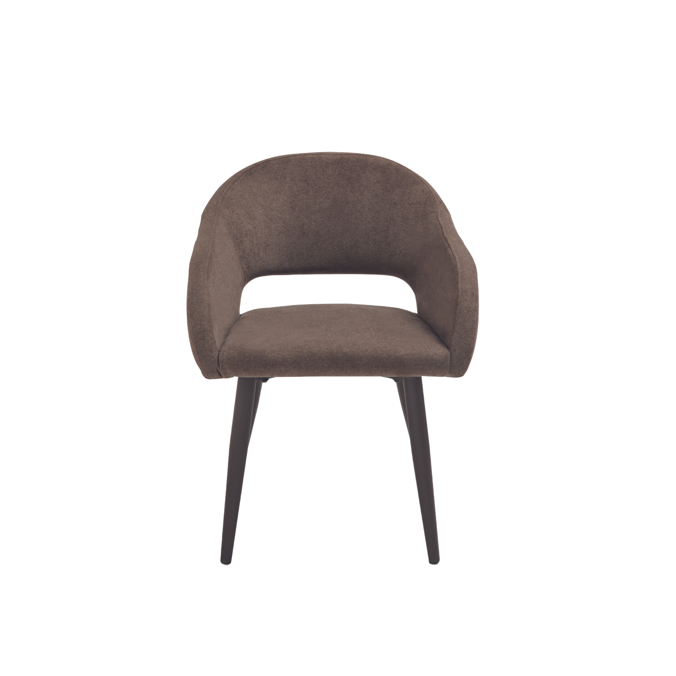 Set di sedie da pranzo moderne "Anita" imbottita in tessuto cm 58x48 75h