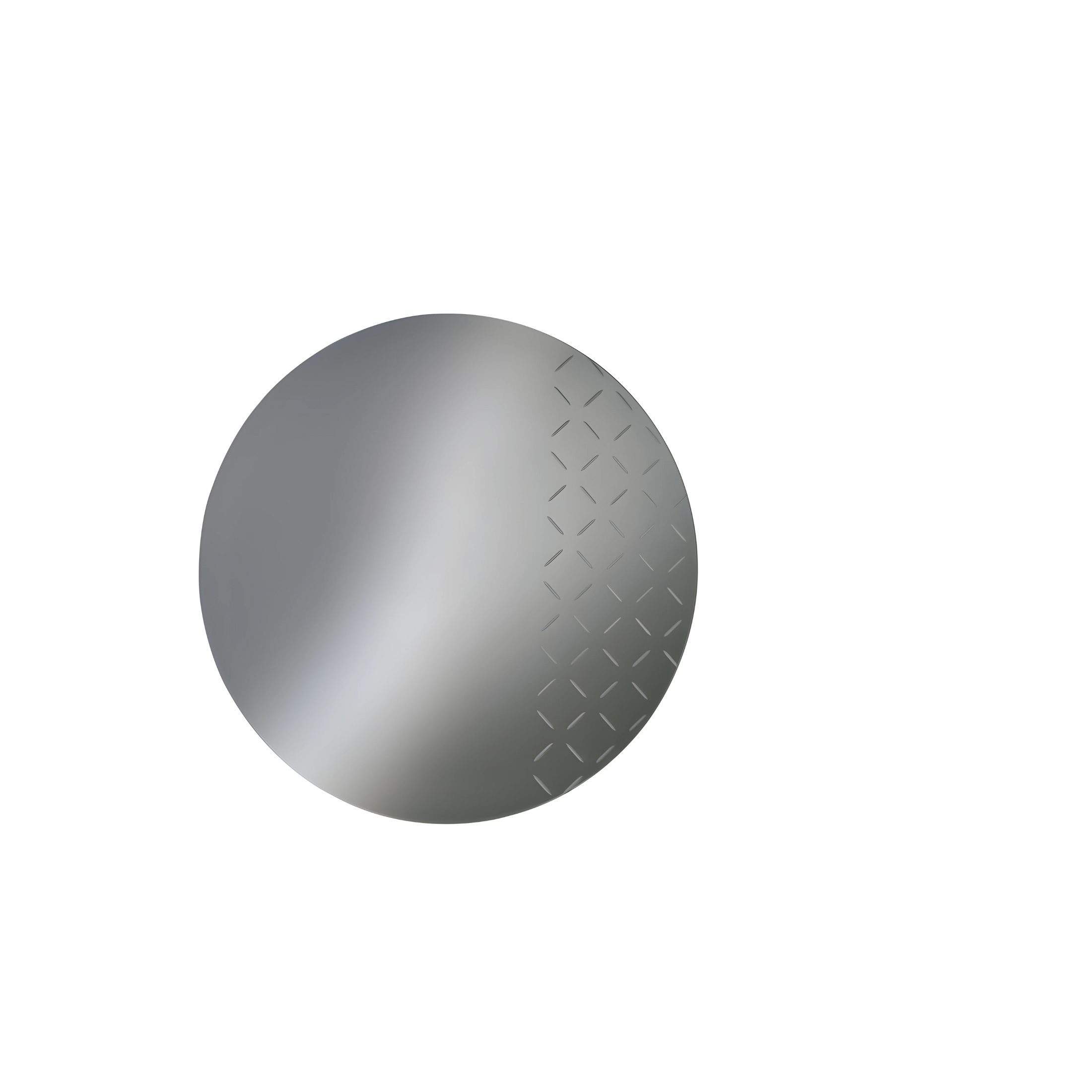 Miroir rond "Astro" à décors gravés Ø 110 cm