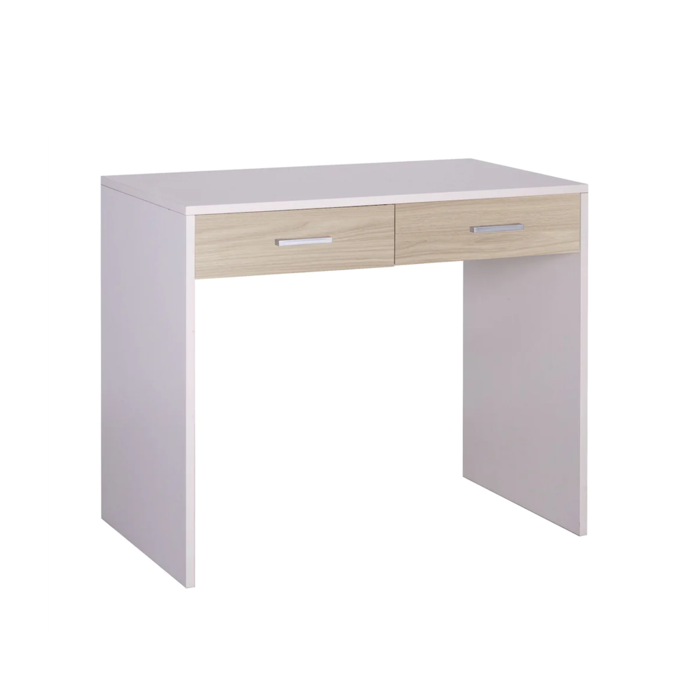 Scrivania moderna 2 cassetti "Vanda" in legno cm 91x55 76h