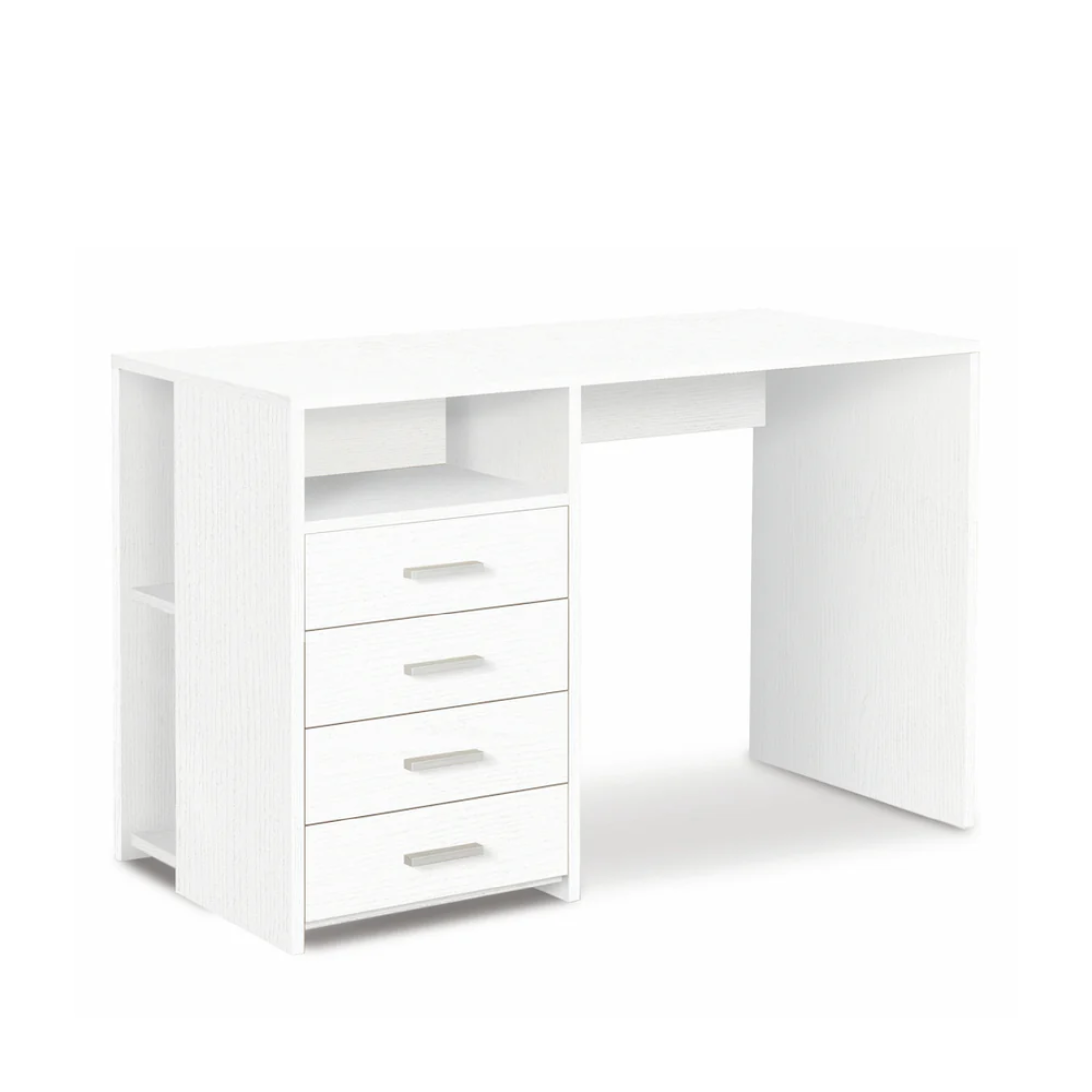 Bureau gain de place avec 4 tiroirs en bois "Tokyo" 120x55 cm 76h