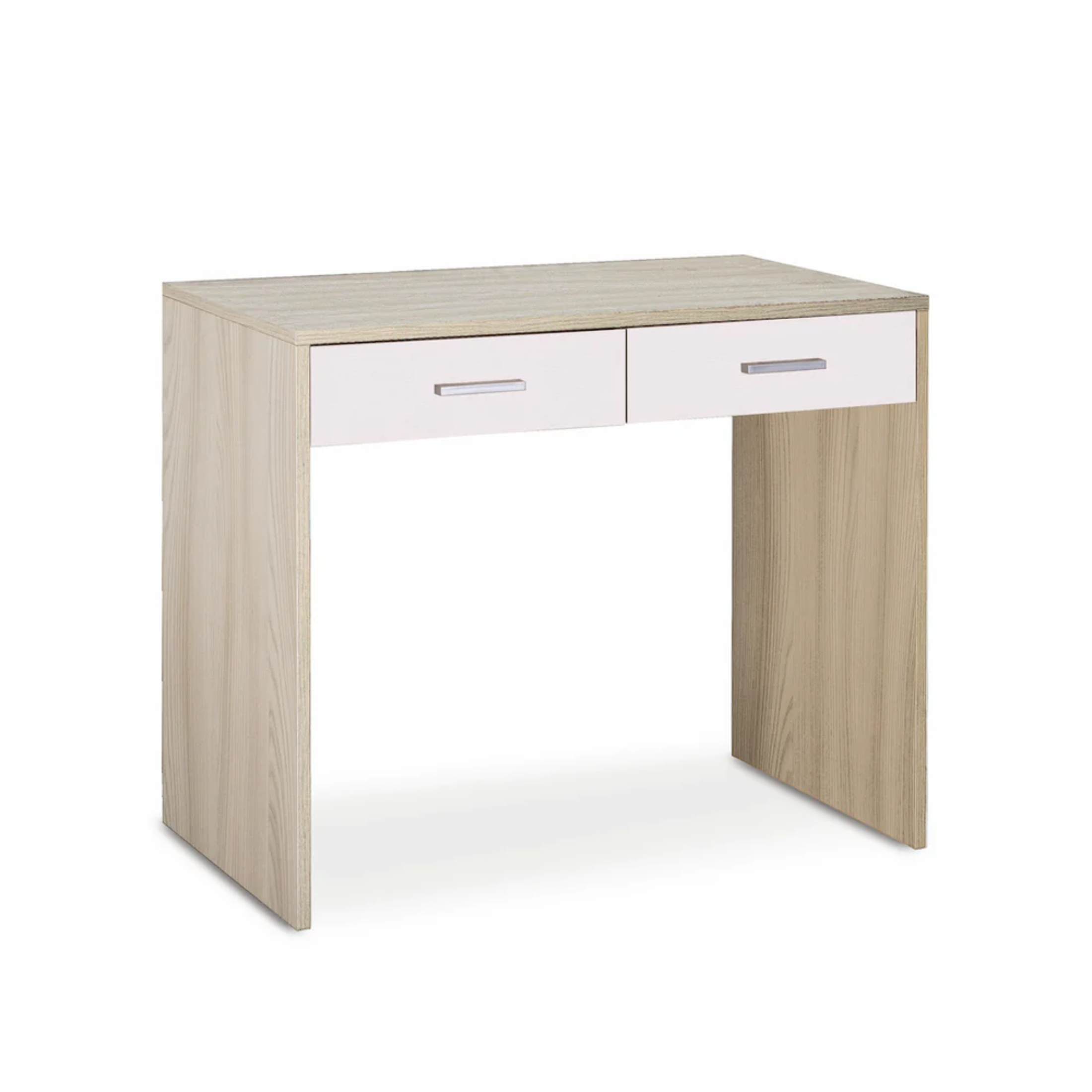 Bureau moderne avec 2 tiroirs "Vanda" en bois 91x55 cm 76h